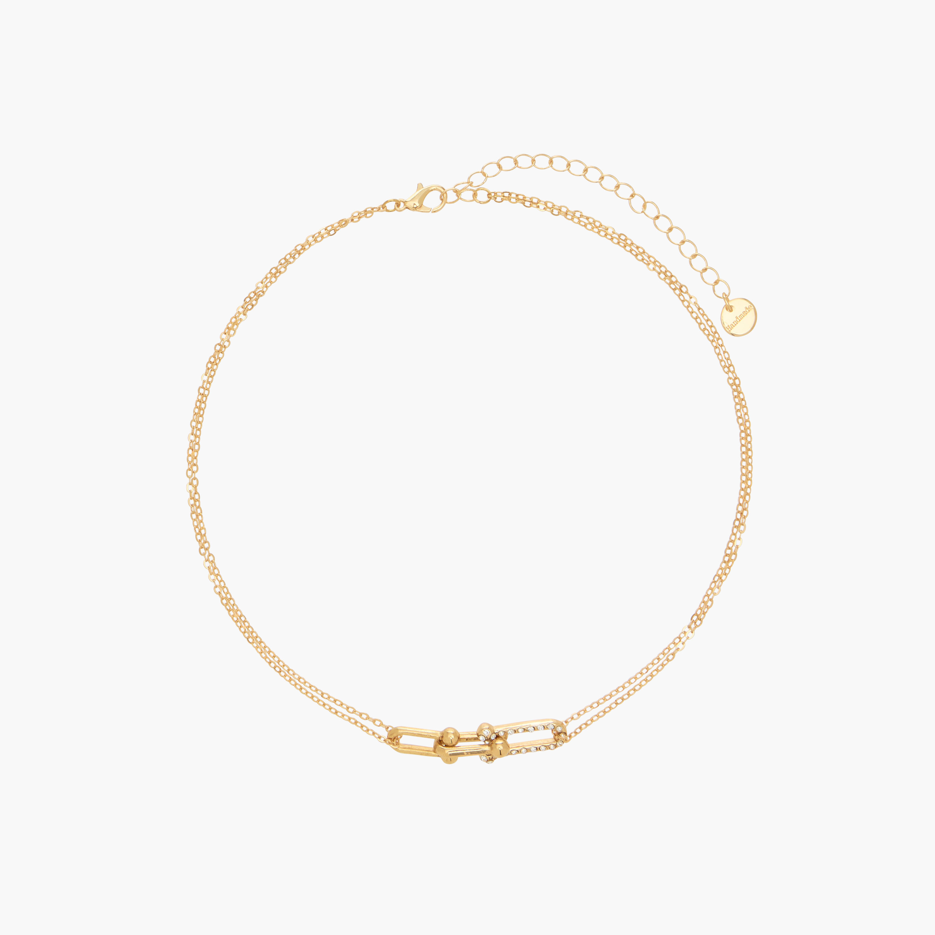 Metal Necklace with Embellished Pendant-women-watchesandjewellery-jewellery-necklacesandpendants-image-1