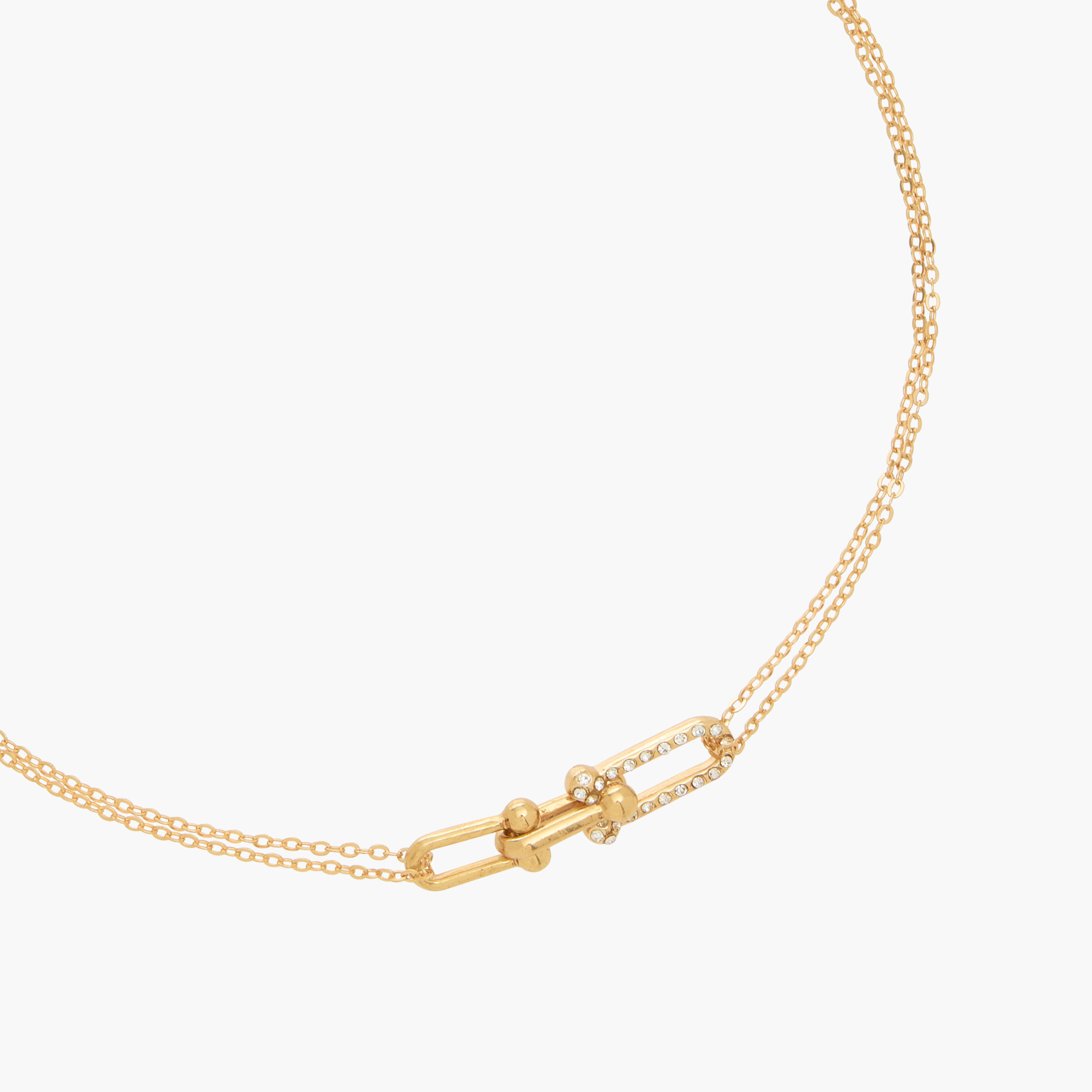 Metal Necklace with Embellished Pendant-women-watchesandjewellery-jewellery-necklacesandpendants-image-2