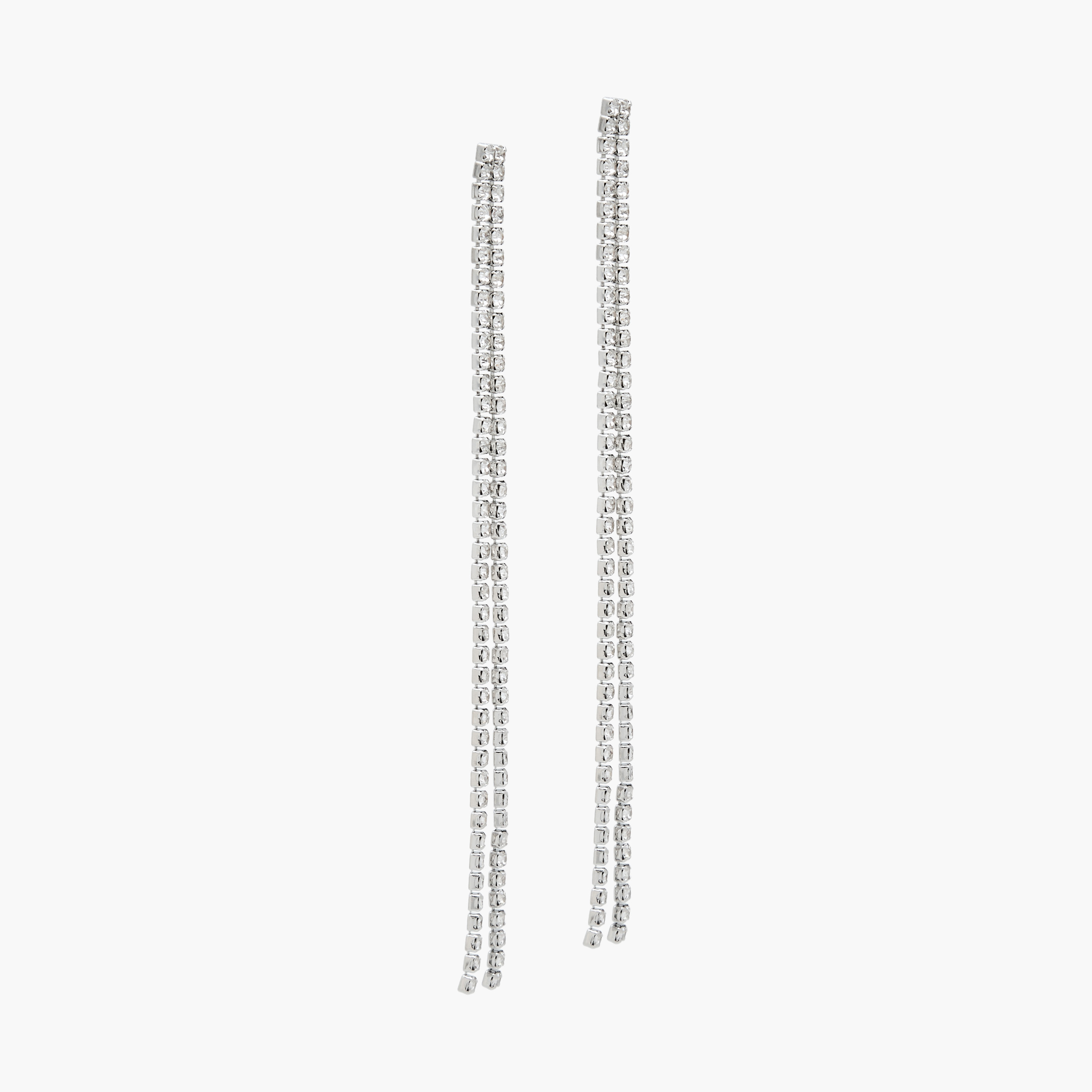 Silver Tone Dangler Earrings with Pushback Closure-women-watchesandjewellery-jewellery-earrings-image-2