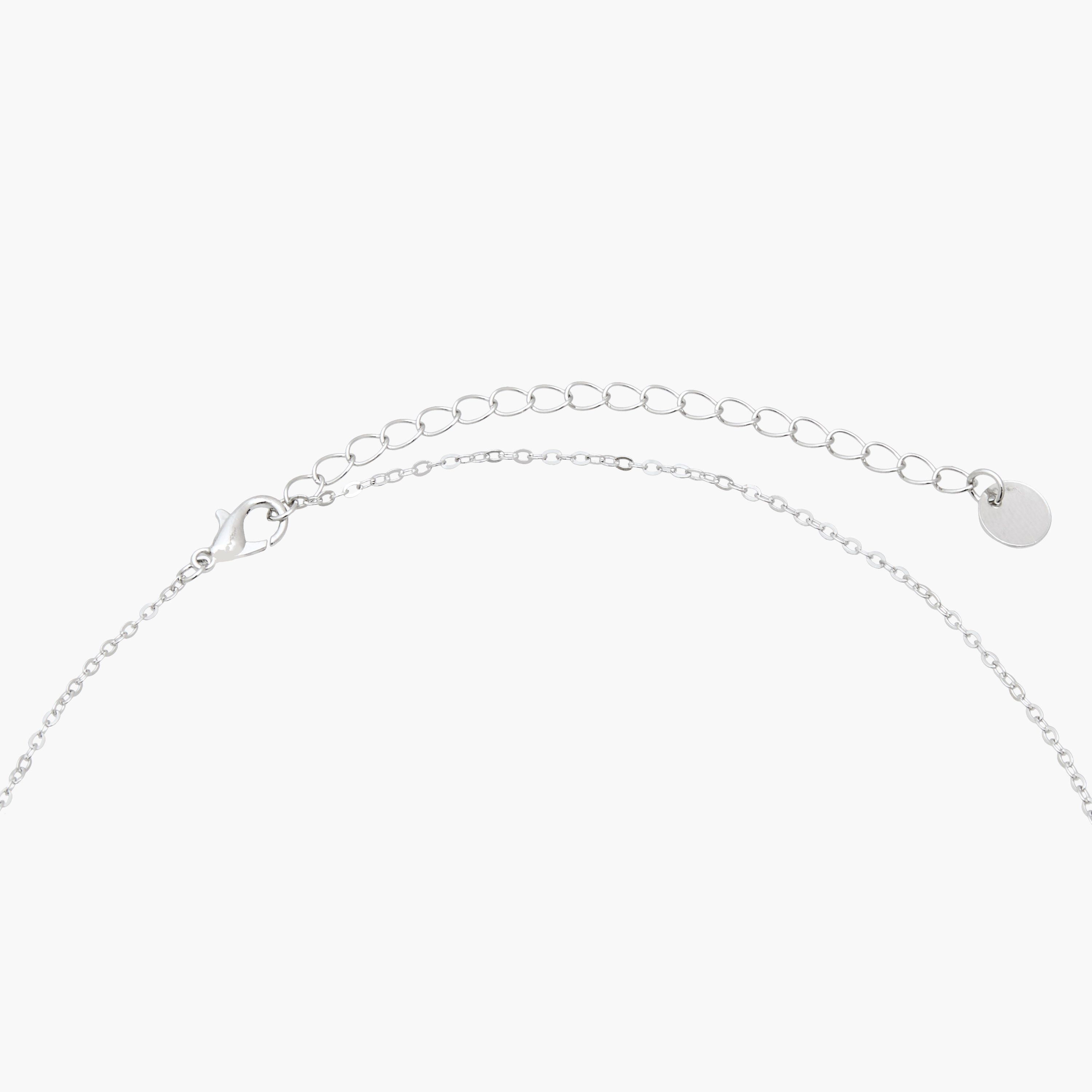 Silver Tone Necklace with Key Pendant-women-watchesandjewellery-jewellery-necklacesandpendants-image-3