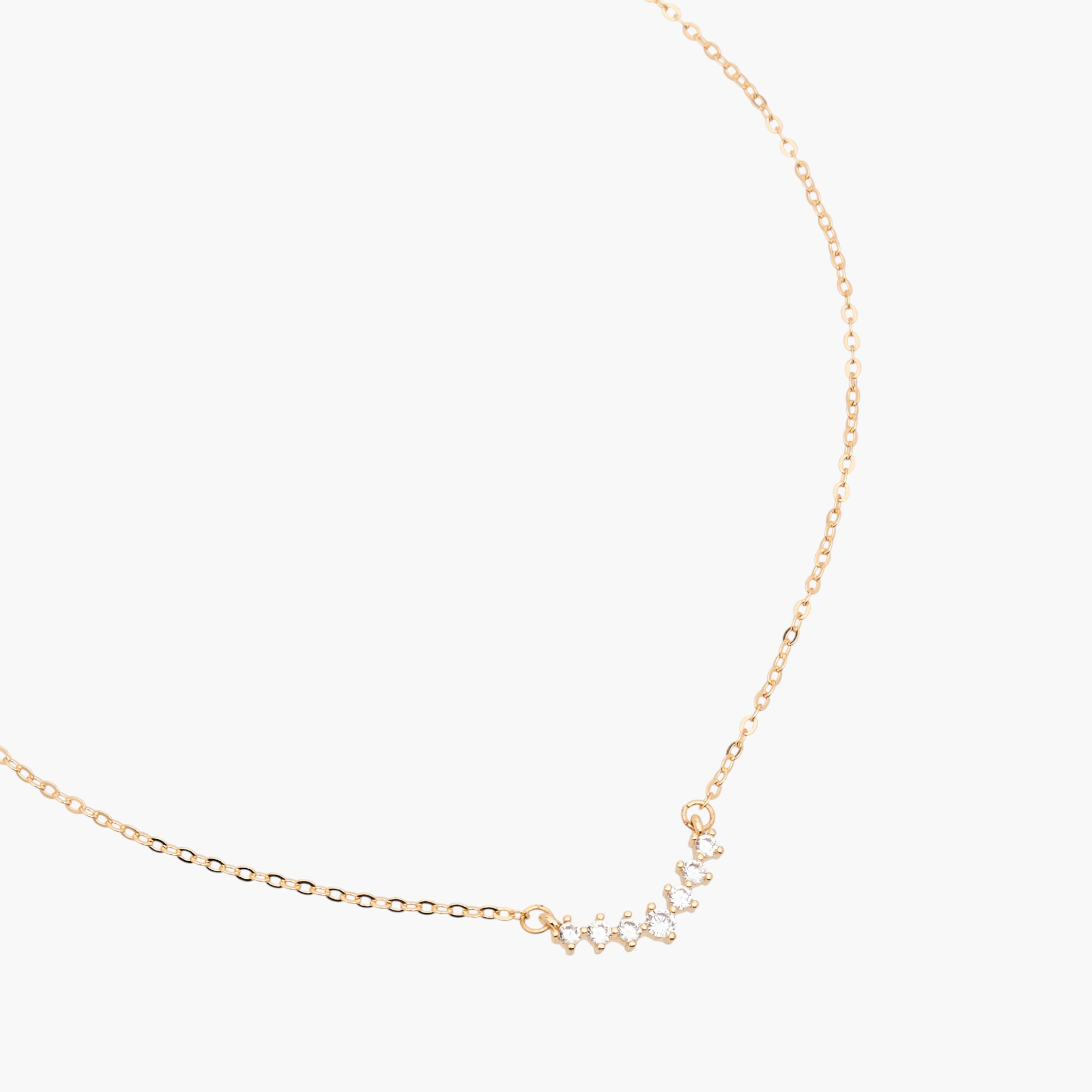 عقد معدن بدلاية مزينة بمكعبات الزيركون-women-watchesandjewellery-jewellery-necklacesandpendants-image-2