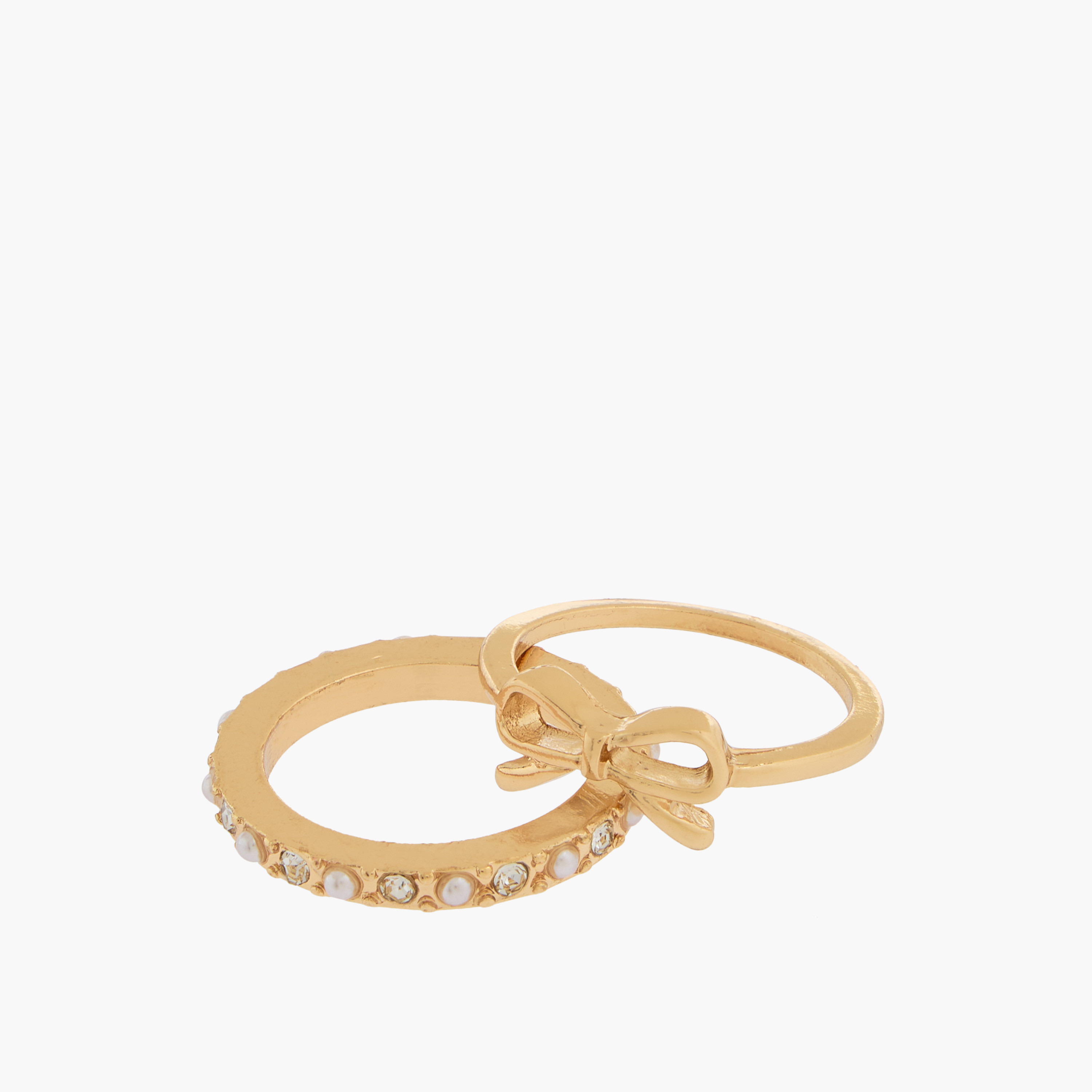 Textured Gold Tone Ring - Set of 15-women-watchesandjewellery-jewellery-rings-image-3