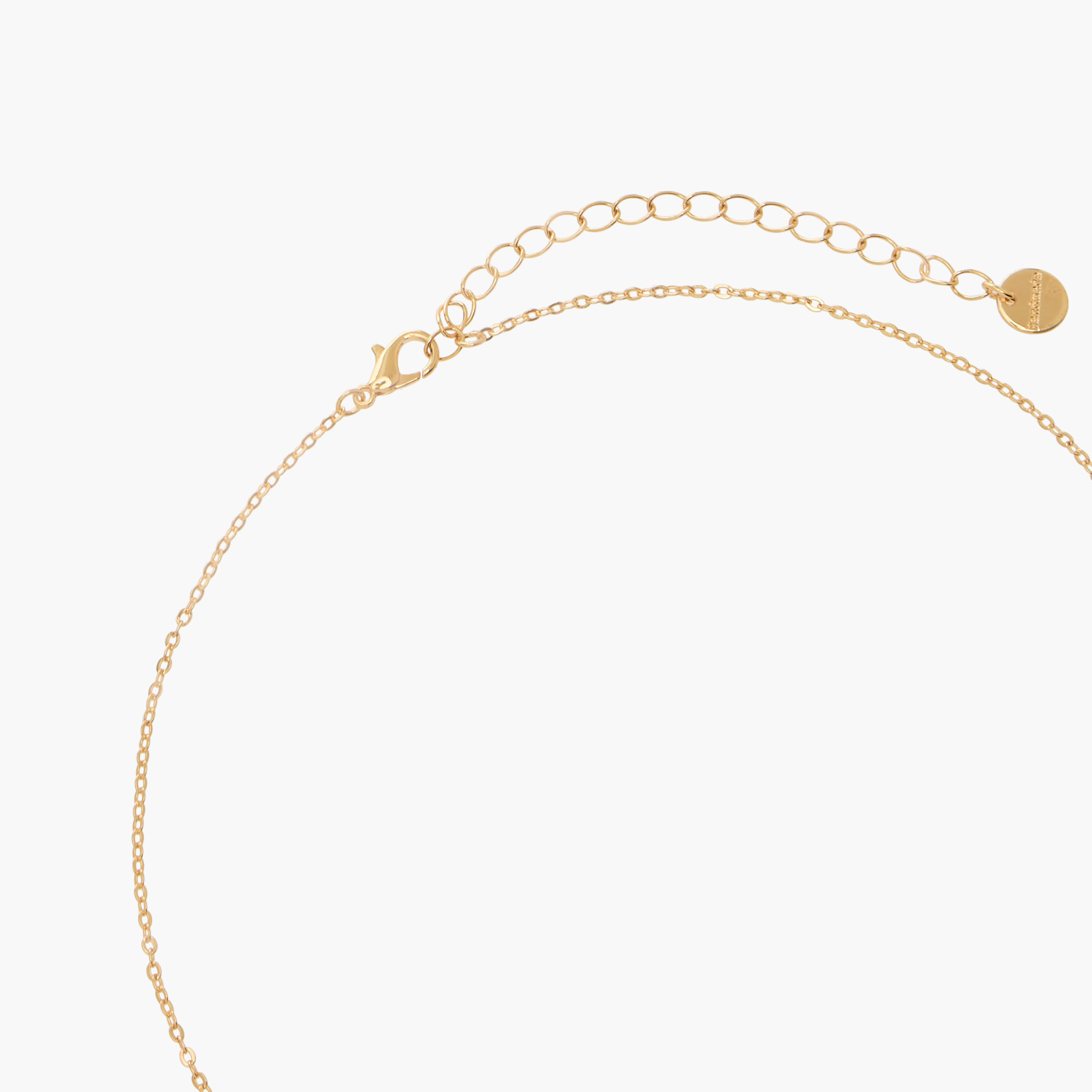 Gold Tone Cubic Zirconia Necklace with Bag Pendant-women-watchesandjewellery-jewellery-necklacesandpendants-image-3
