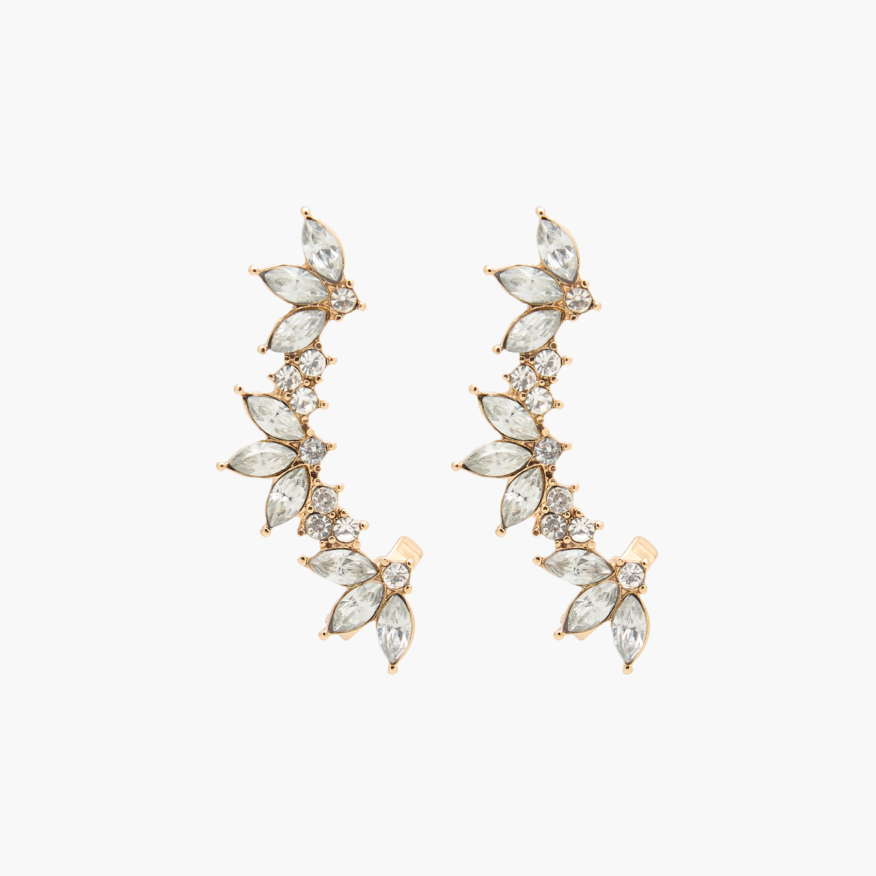 حلقان كف ذهبية مزينة بالكريستال بمكبس إغلاق خلفي-women-watchesandjewellery-jewellery-earrings-image-1