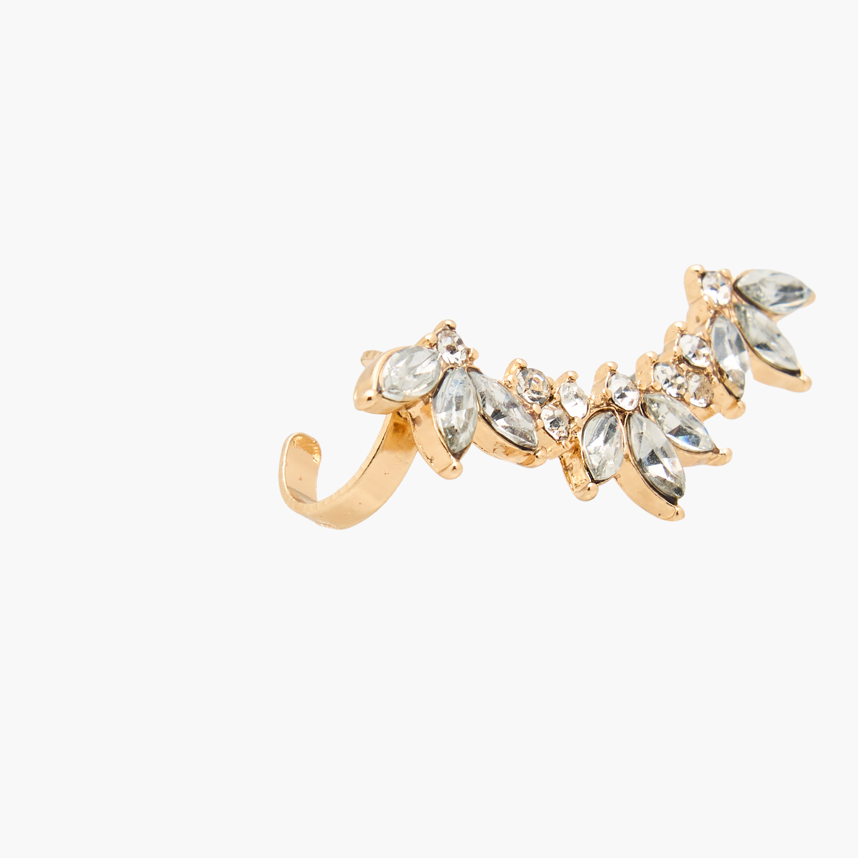حلقان كف ذهبية مزينة بالكريستال بمكبس إغلاق خلفي-women-watchesandjewellery-jewellery-earrings-image-5