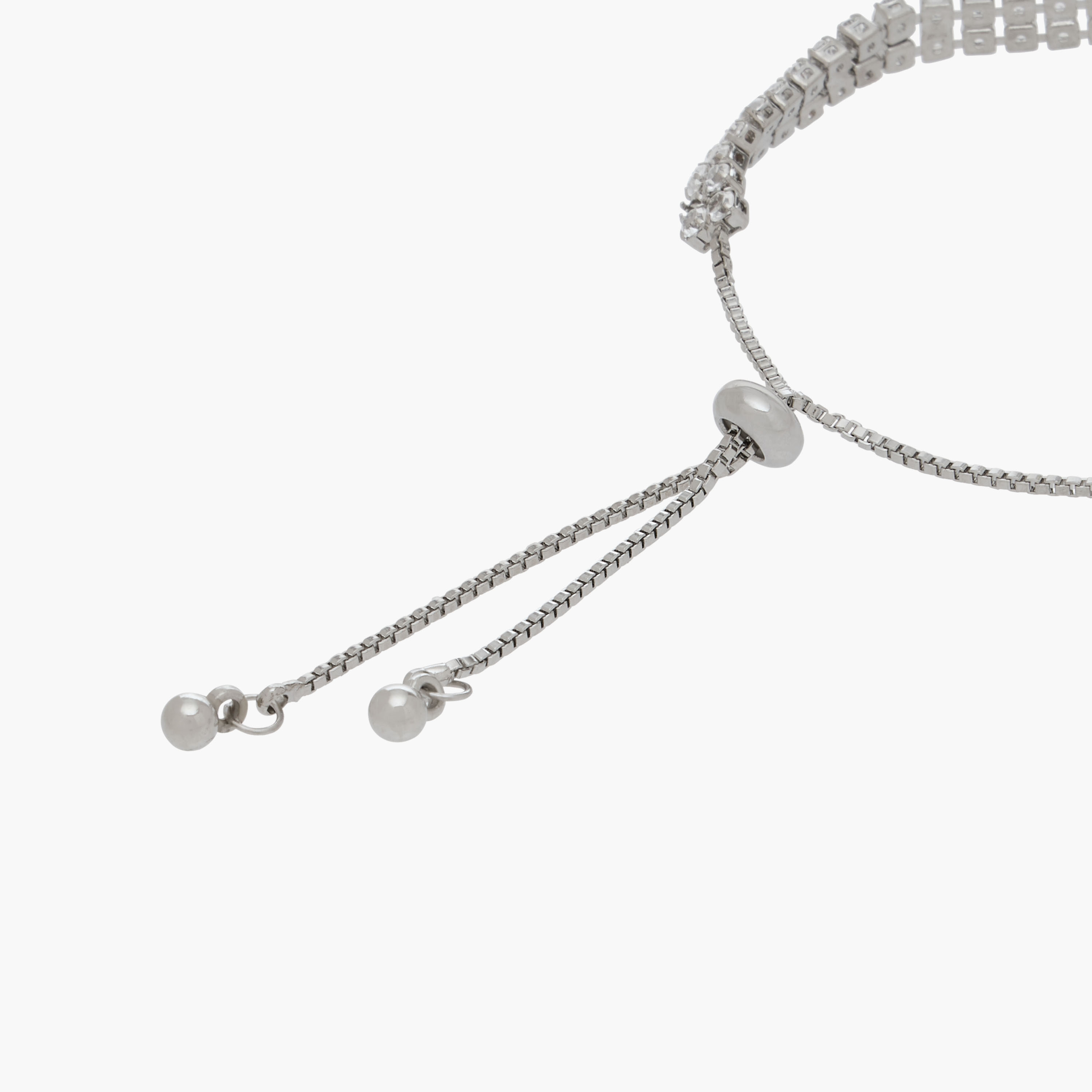 Metal Cubic Zirconia Slider Bracelet-women-watchesandjewellery-jewellery-banglesandbracelets-image-4