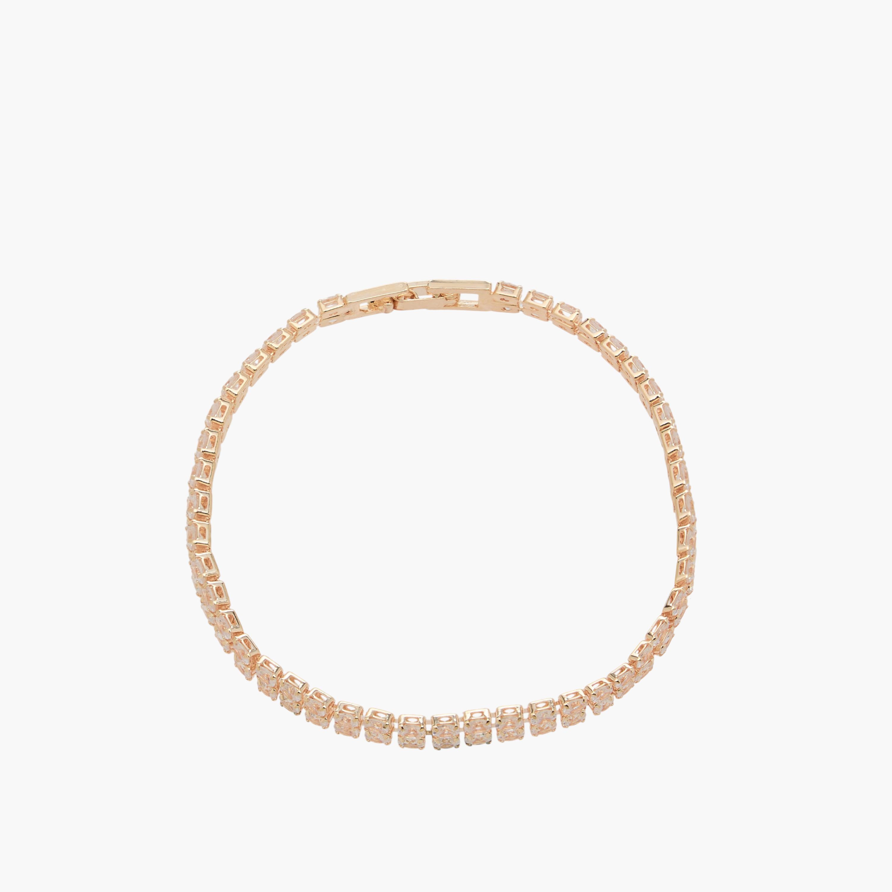 سوار زركون مكعب بلون ذهبي-women-watchesandjewellery-jewellery-banglesandbracelets-image-2
