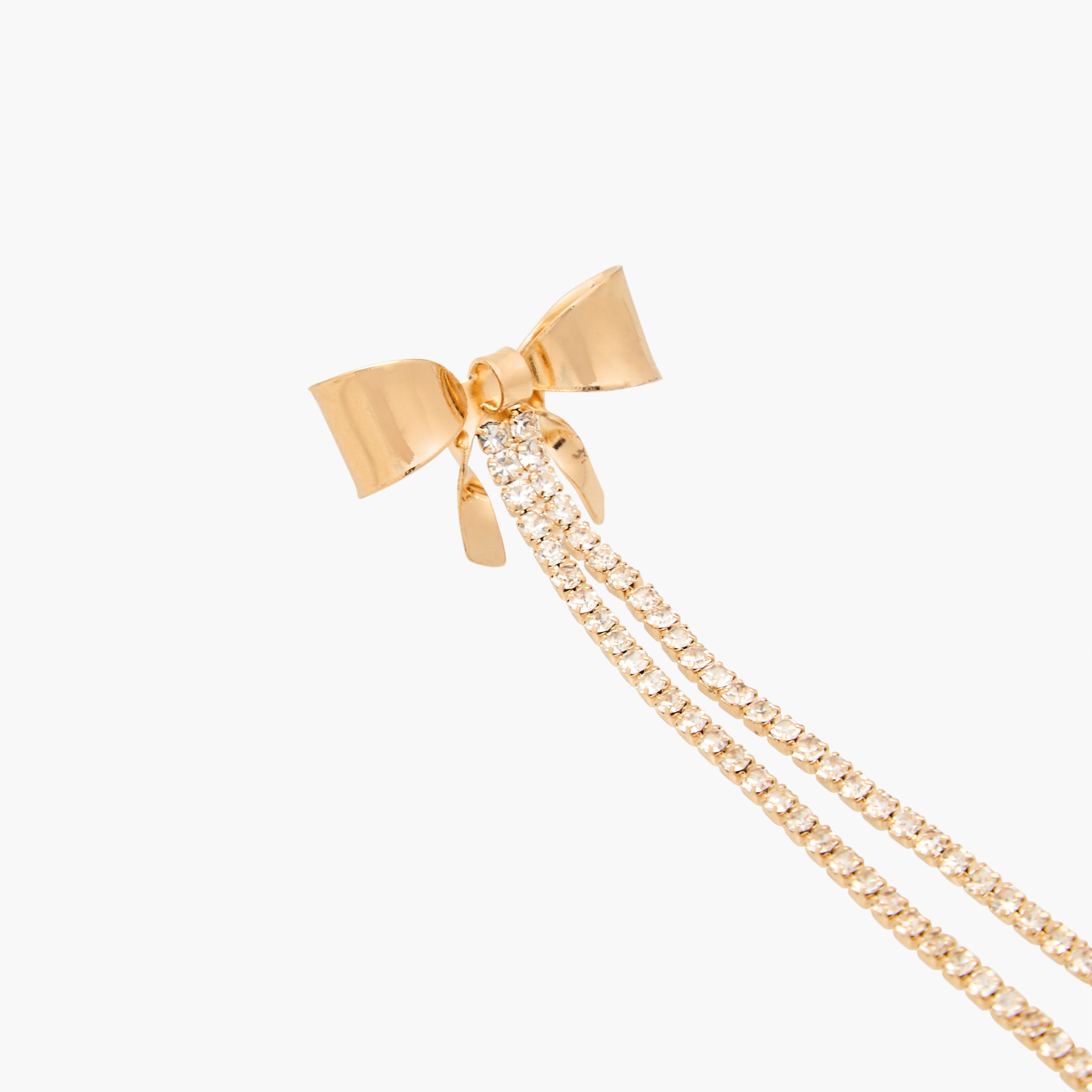 Metal Embellished Dangler Earrings with Pushback Closure-women-watchesandjewellery-jewellery-earrings-image-3