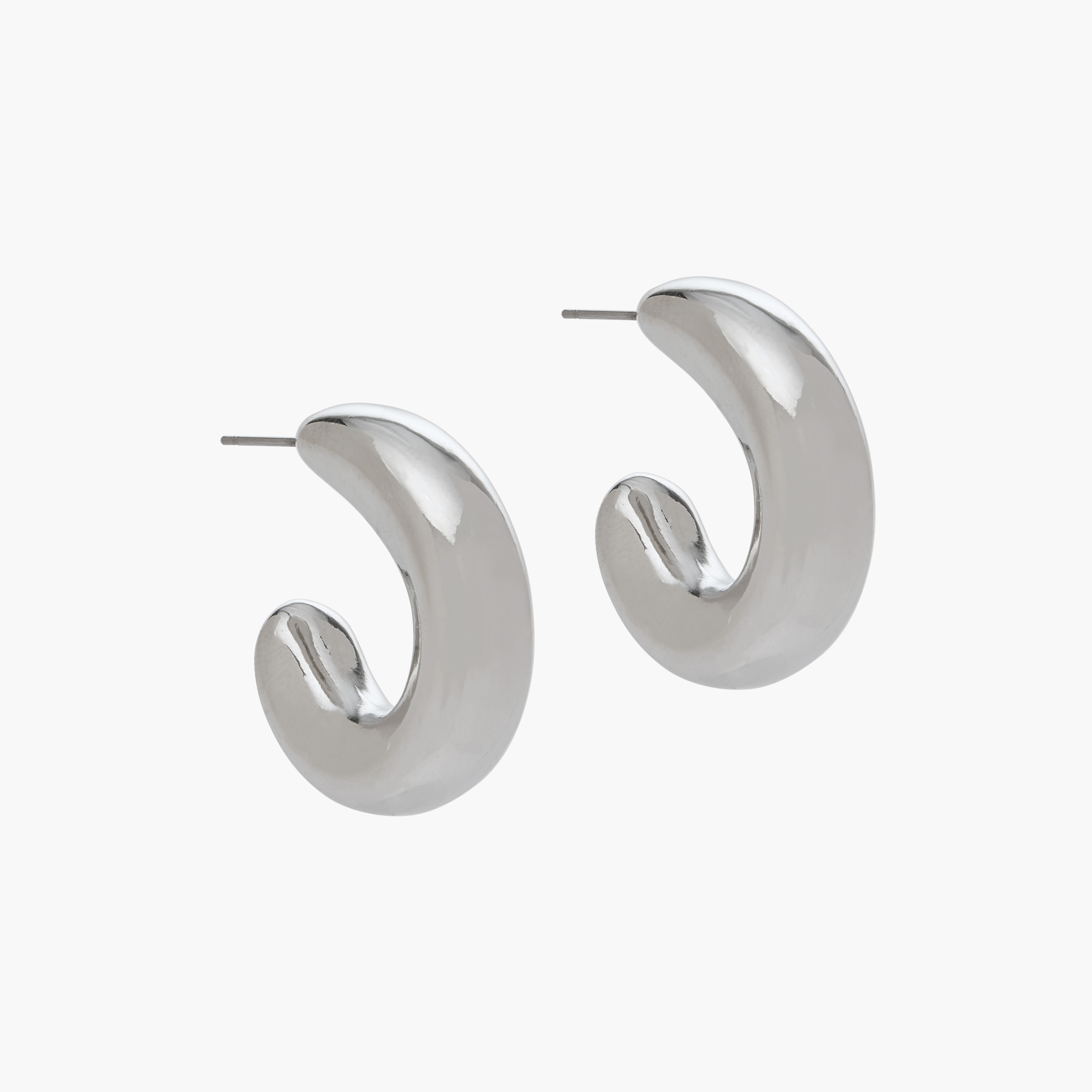 Pack of 2 Metallic Earrings with Pushback Closure-women-watchesandjewellery-jewellery-earrings-image-4