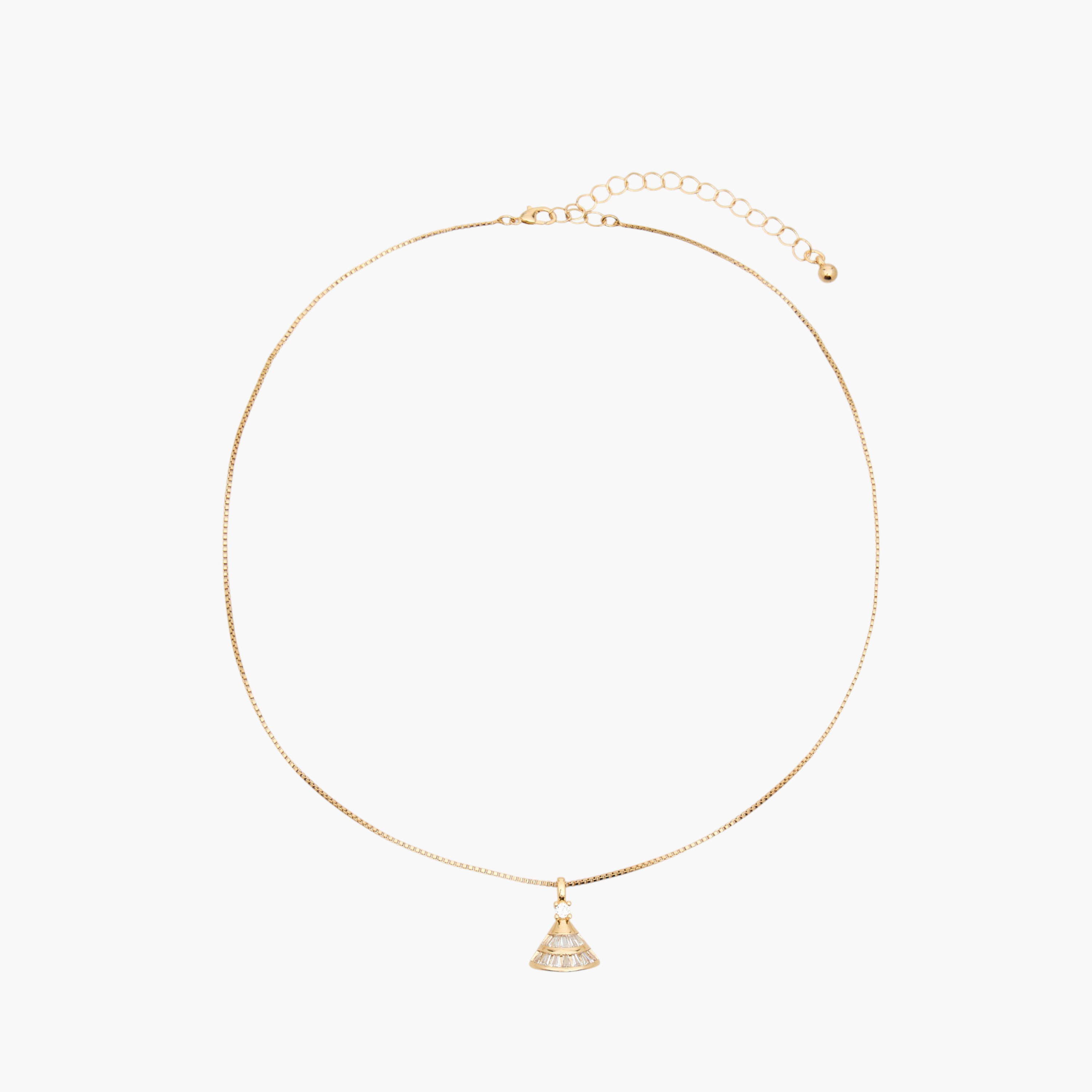 Pendant Necklace and Earrings Set with Cubic Zirconia Embellishment-women-watchesandjewellery-jewellery-jewellerysets-image-2
