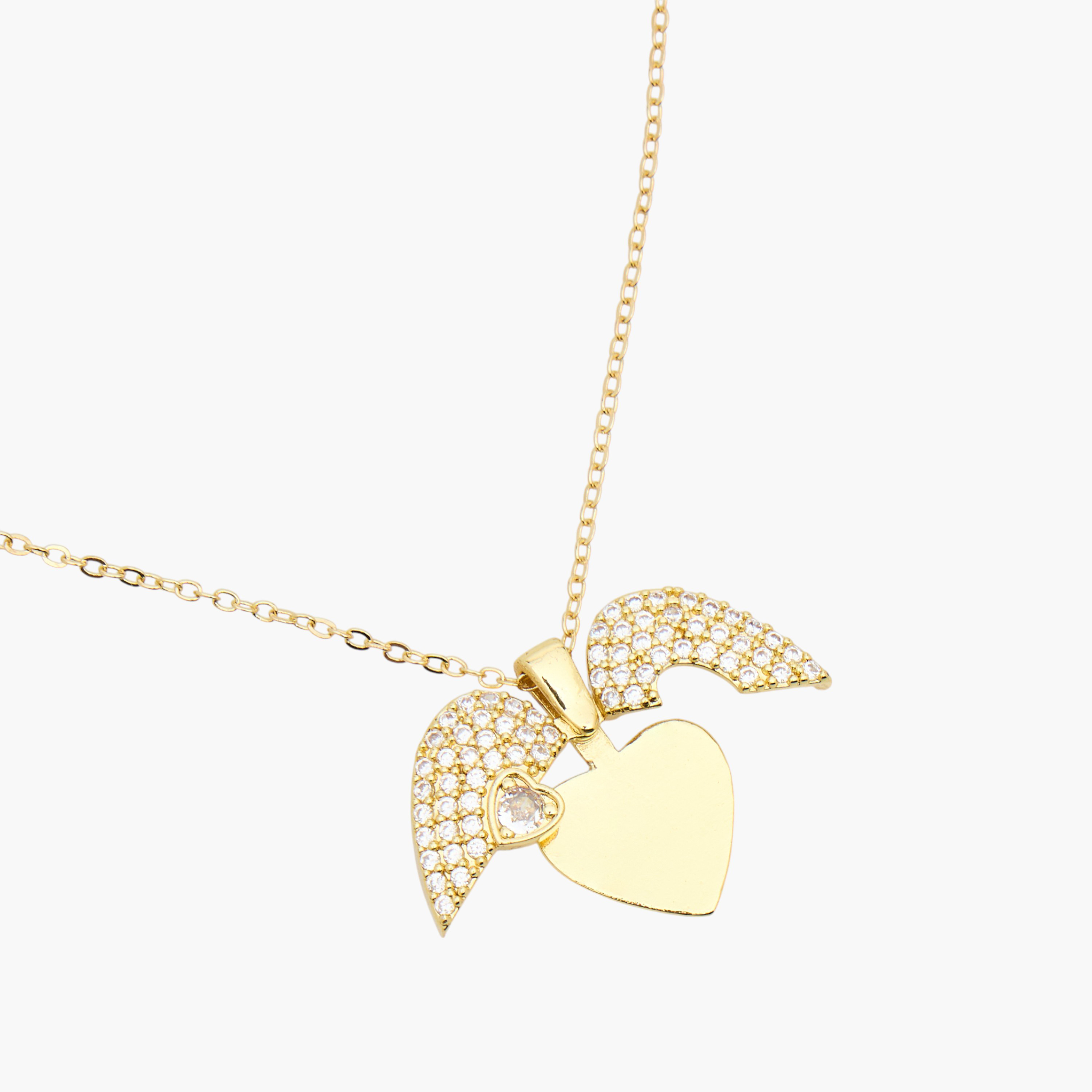 Metal Cubic Zirconia Embellished Pendant Necklace-women-watchesandjewellery-jewellery-necklacesandpendants-image-5