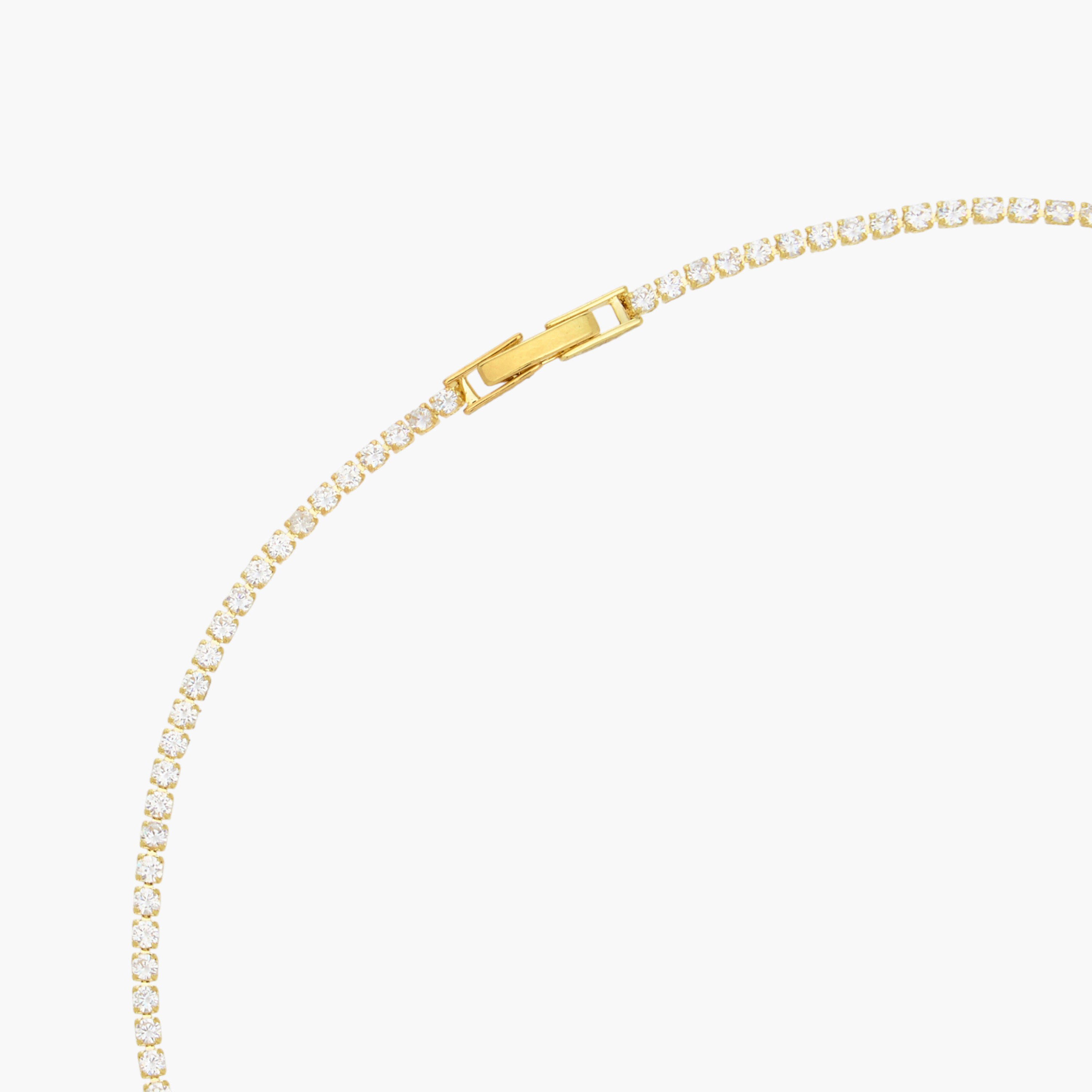 Metal Choker Necklace with Cubic Zirconia Embellishment-women-watchesandjewellery-jewellery-necklacesandpendants-image-3