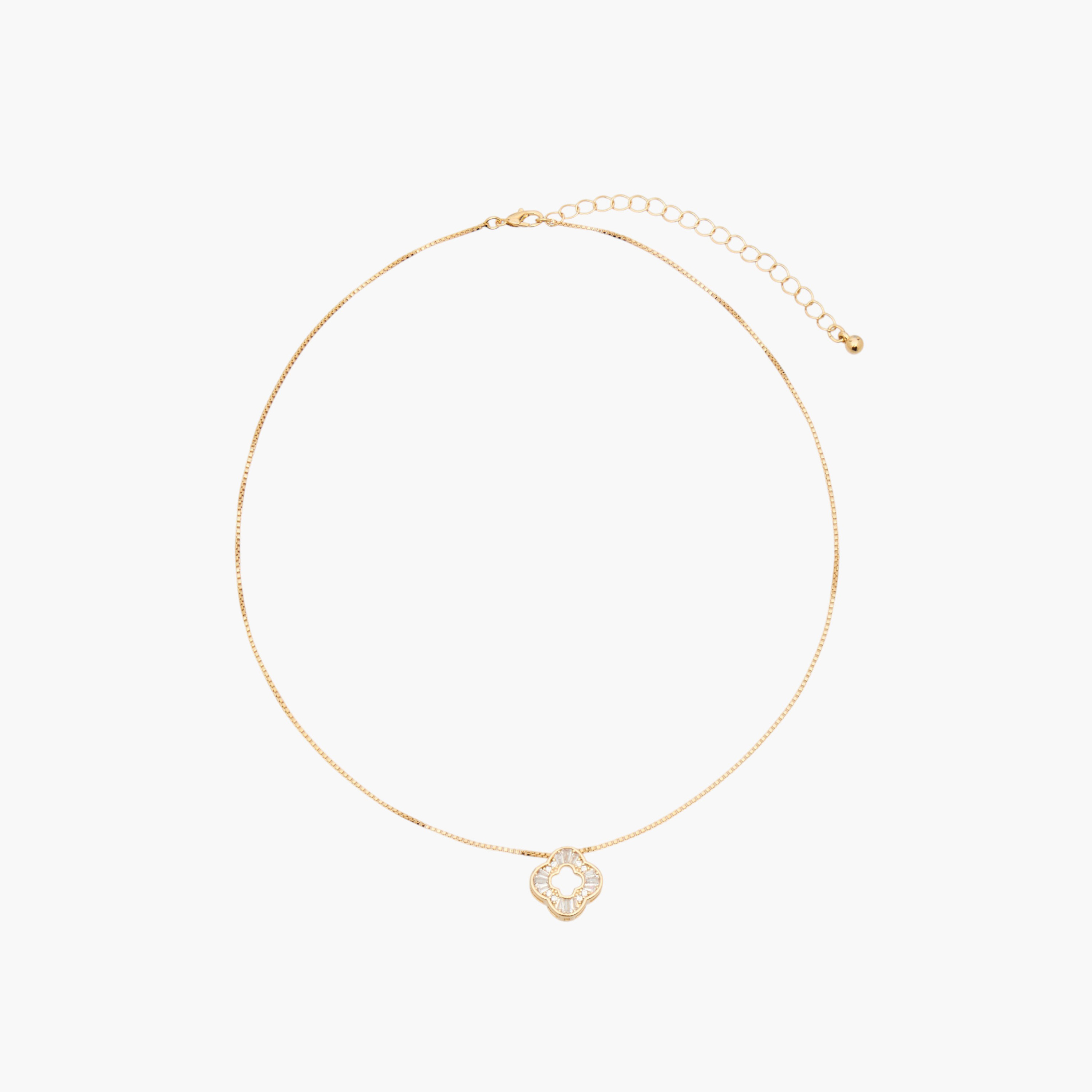 Embellished Pendant Necklace with Earrings-women-watchesandjewellery-jewellery-jewellerysets-image-2