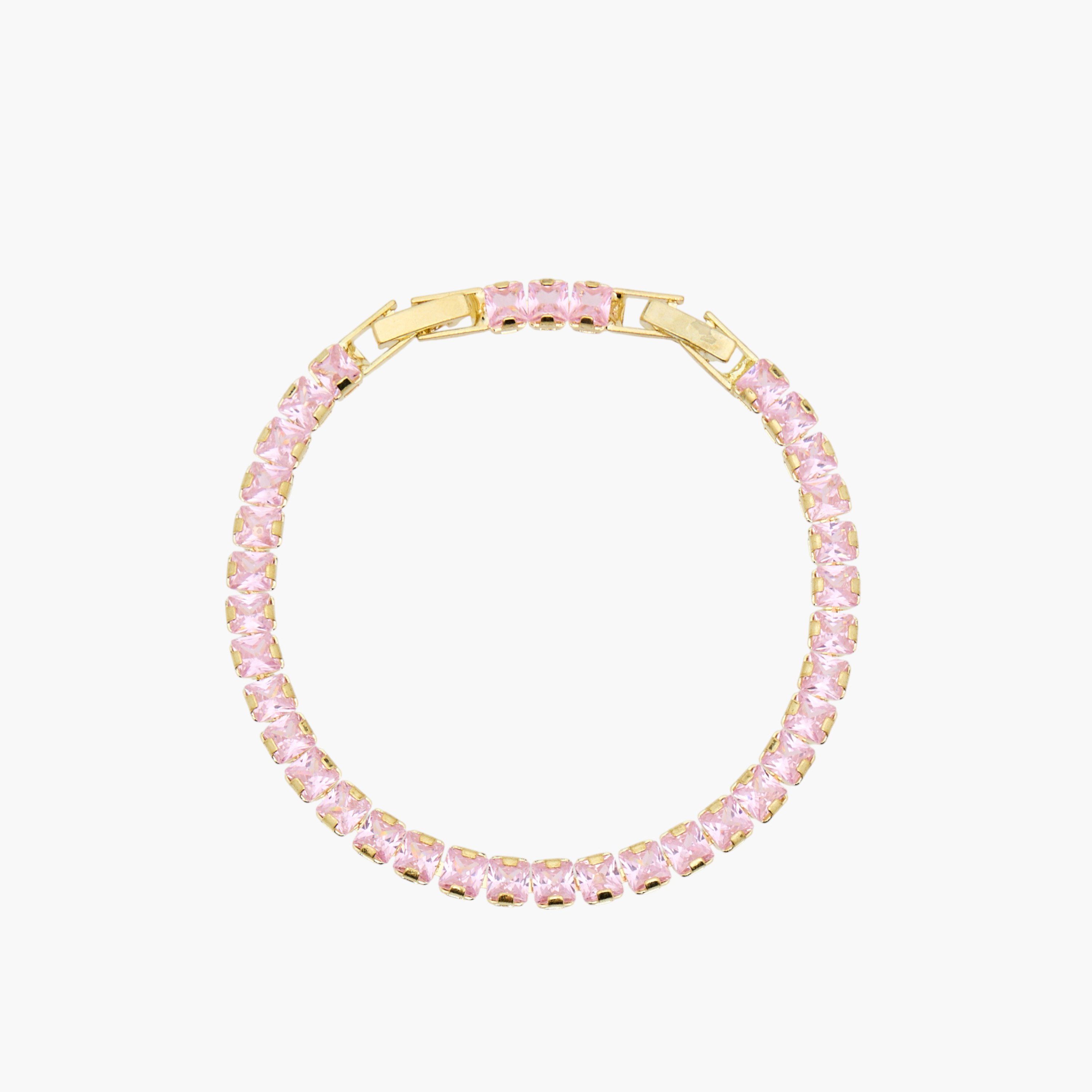 Metal Cubic Zirconia Embellished Bracelet-women-watchesandjewellery-jewellery-banglesandbracelets-image-2