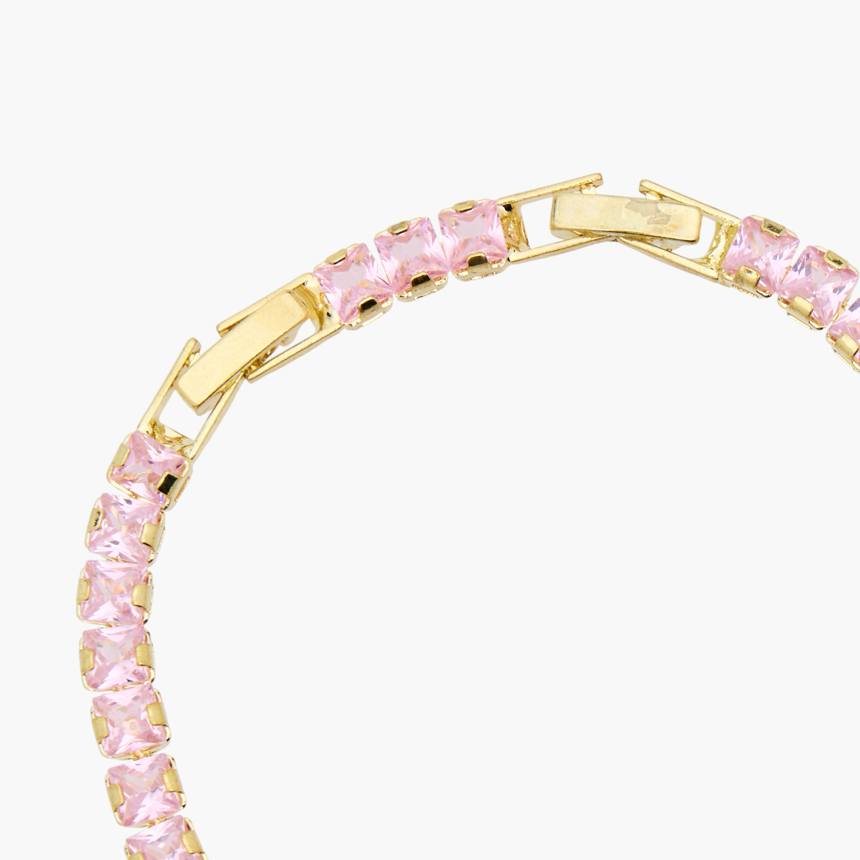 Metal Cubic Zirconia Embellished Bracelet-women-watchesandjewellery-jewellery-banglesandbracelets-image-4