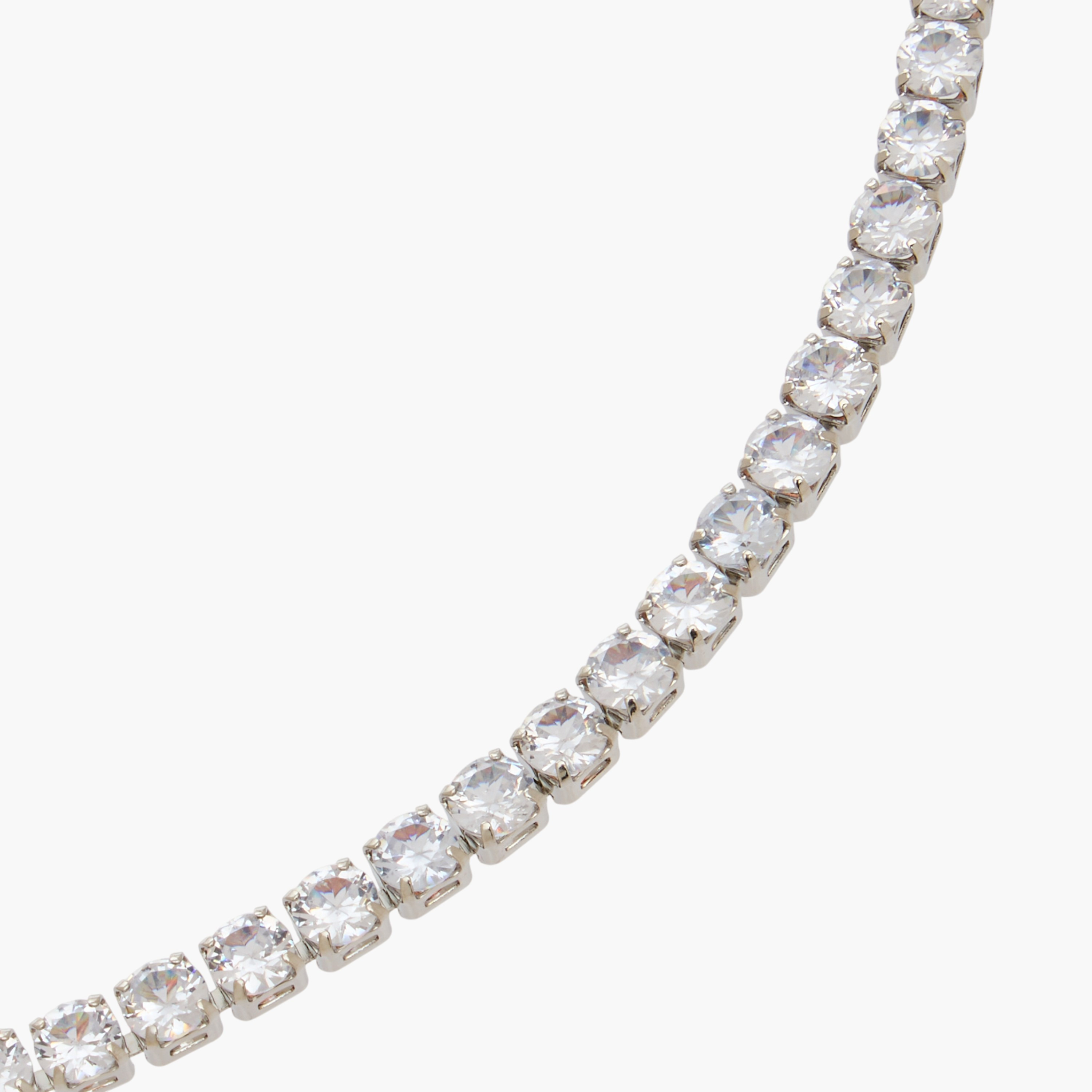عقد شوكر معدني مزين بحجر زركون مكعب-women-watchesandjewellery-jewellery-necklacesandpendants-image-4