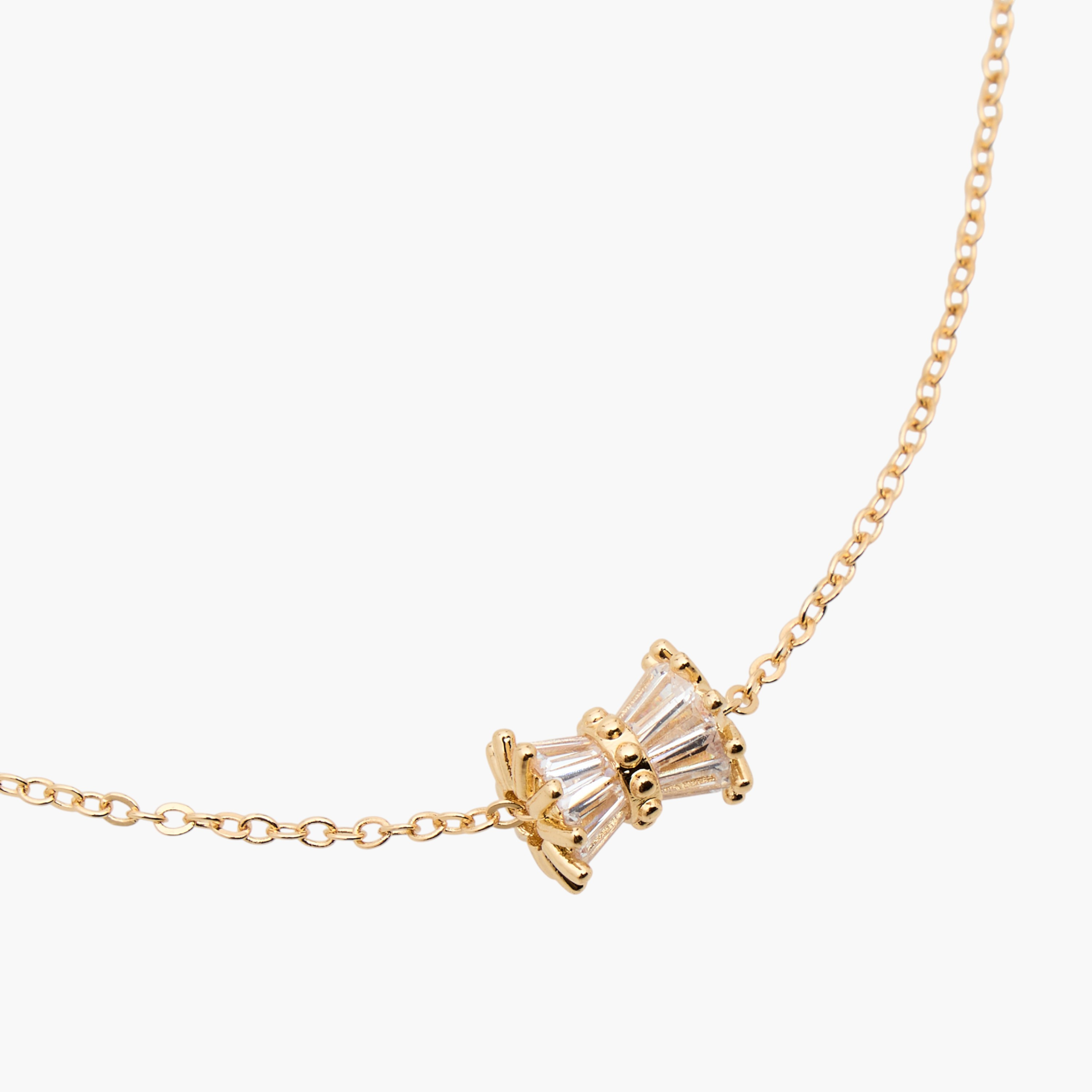 Metal Cubic Zirconia Embellished Pendant Necklace-women-watchesandjewellery-jewellery-necklacesandpendants-image-4