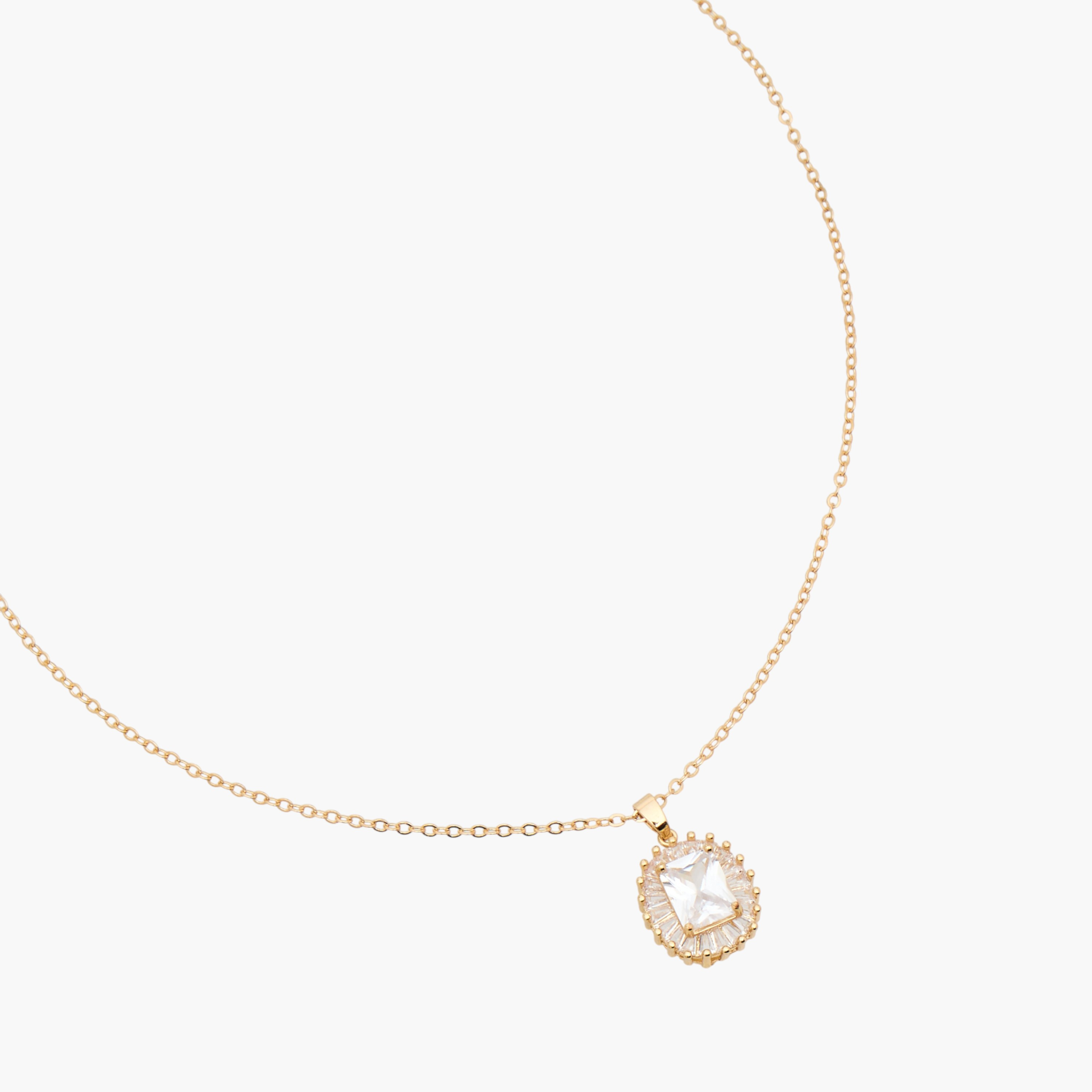 Metal Pendant Necklace with Embellished Design-women-watchesandjewellery-jewellery-necklacesandpendants-image-2
