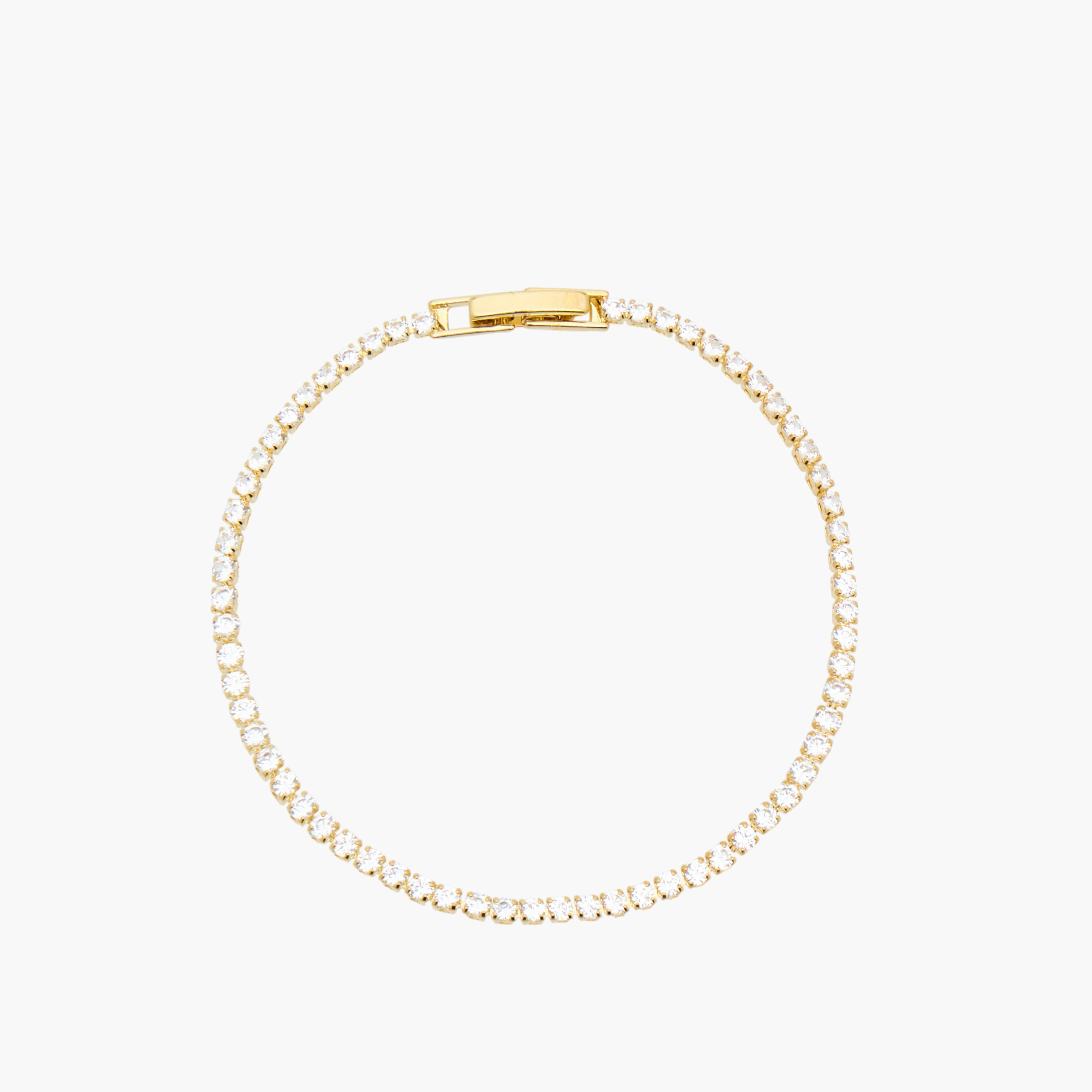 Metal Cubic Zirconia Embellished Bracelet-women-watchesandjewellery-jewellery-banglesandbracelets-image-2