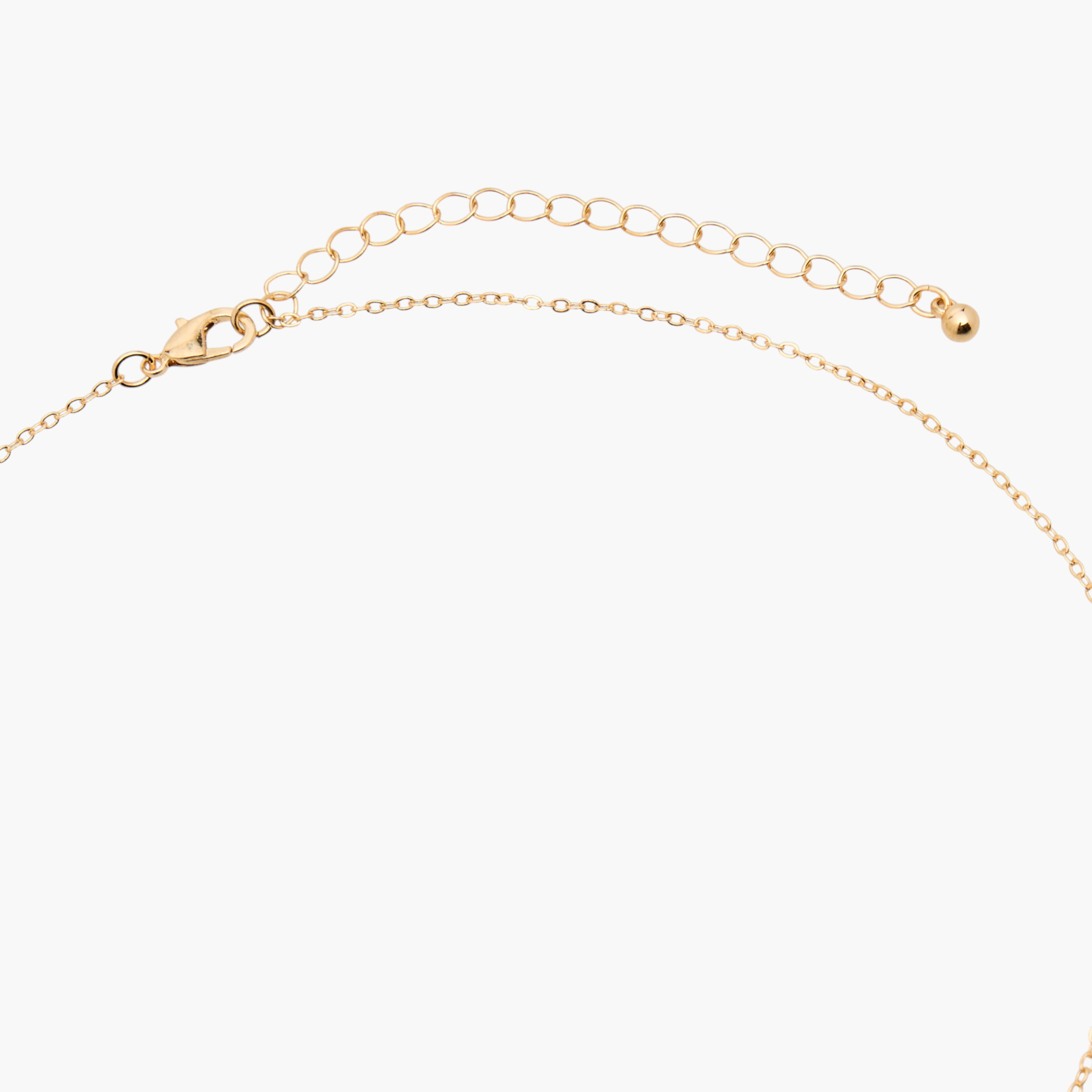 طقم مجوهرات قلادة وأقراط زركون مكعب-women-watchesandjewellery-jewellery-jewellerysets-image-5