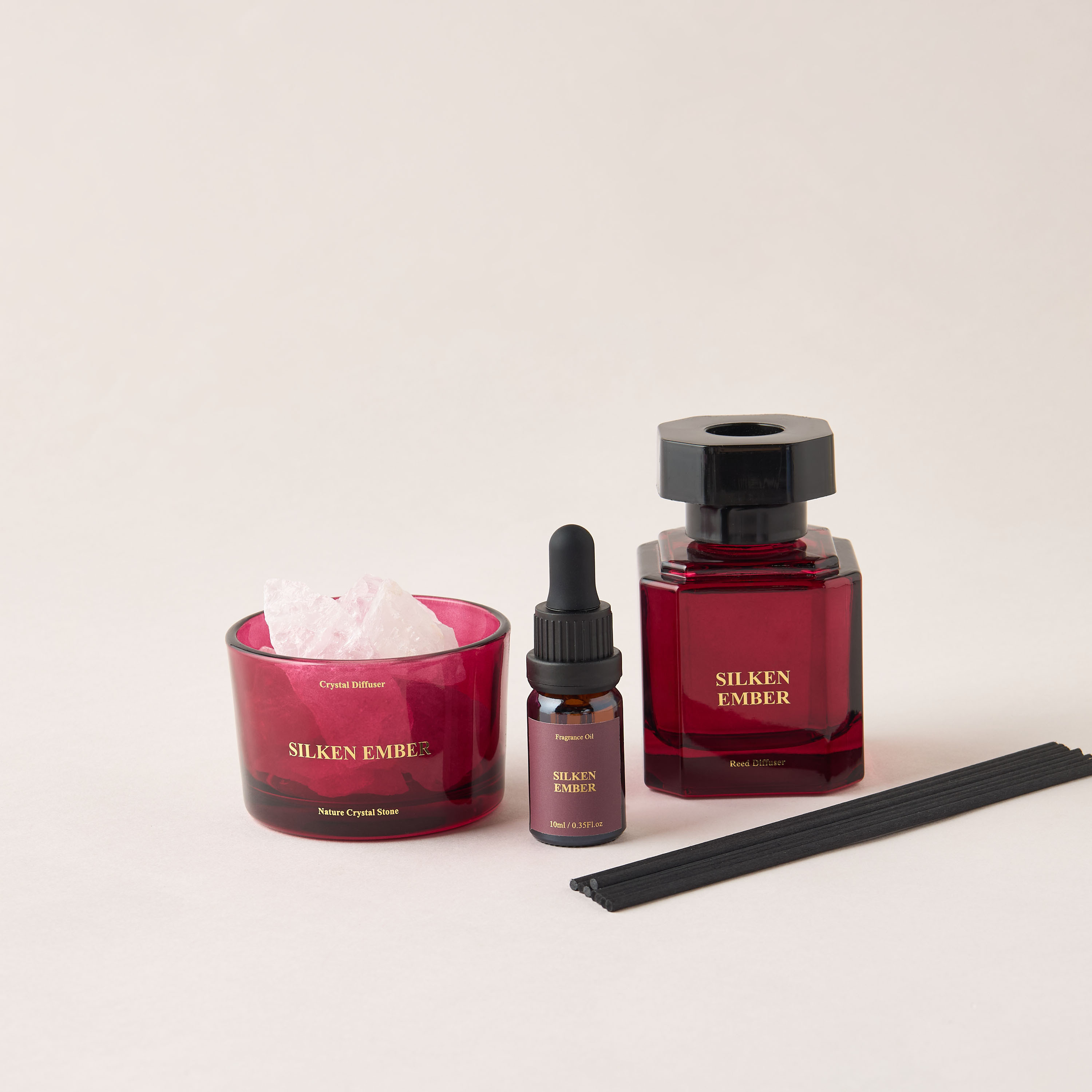 Scent.d London Silken Ember 3-Piece Gift Set-household-homefragrance-fragrancegiftset-image-1