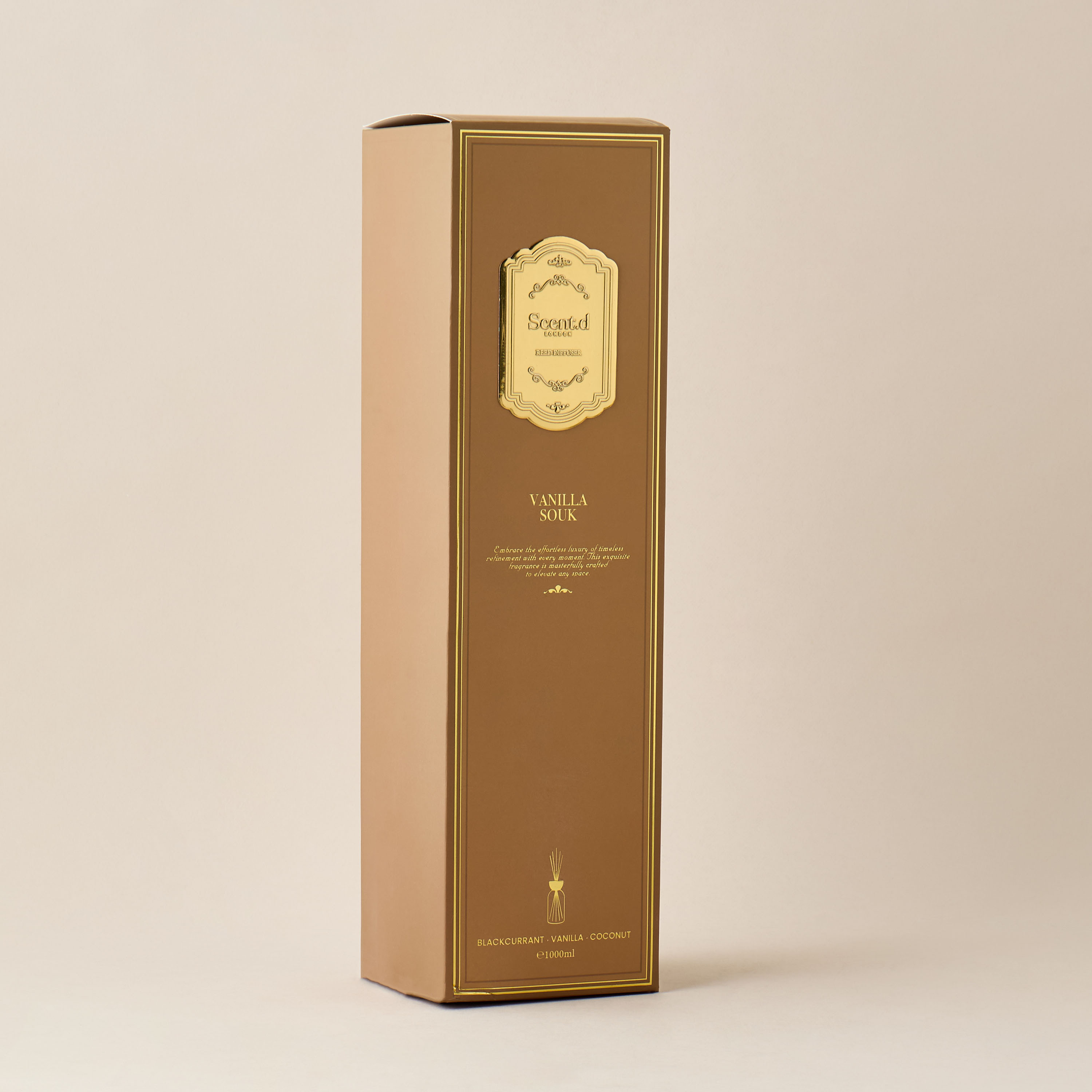 Scent.d London Vanilla Souk Scented Reed Diffuser Set - 1 L-household-homefragrance-reeddiffusers-image-4
