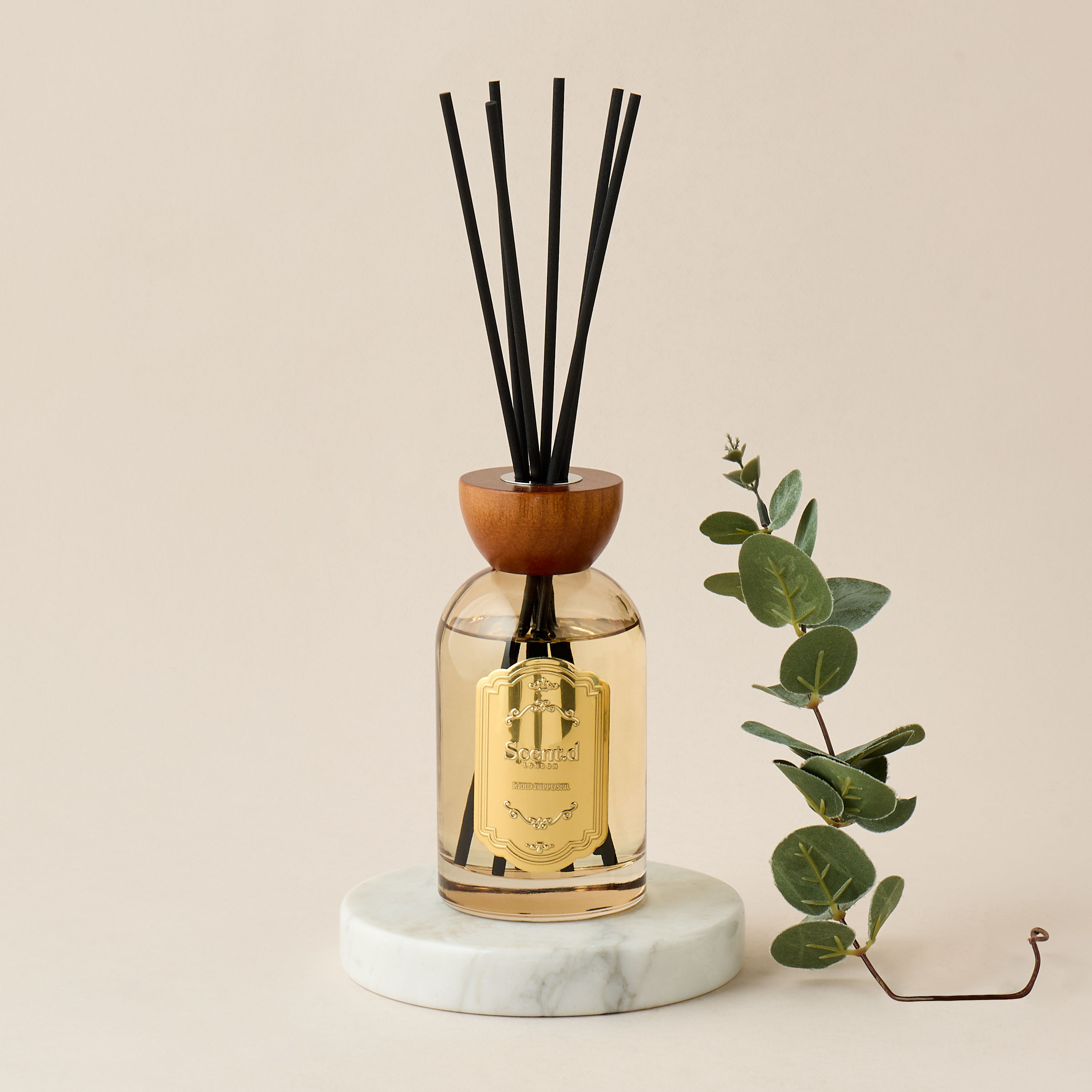 Scent.d London Vanilla Souk Scented Reed Diffuser Set - 300 ml-household-homefragrance-reeddiffusers-image-1
