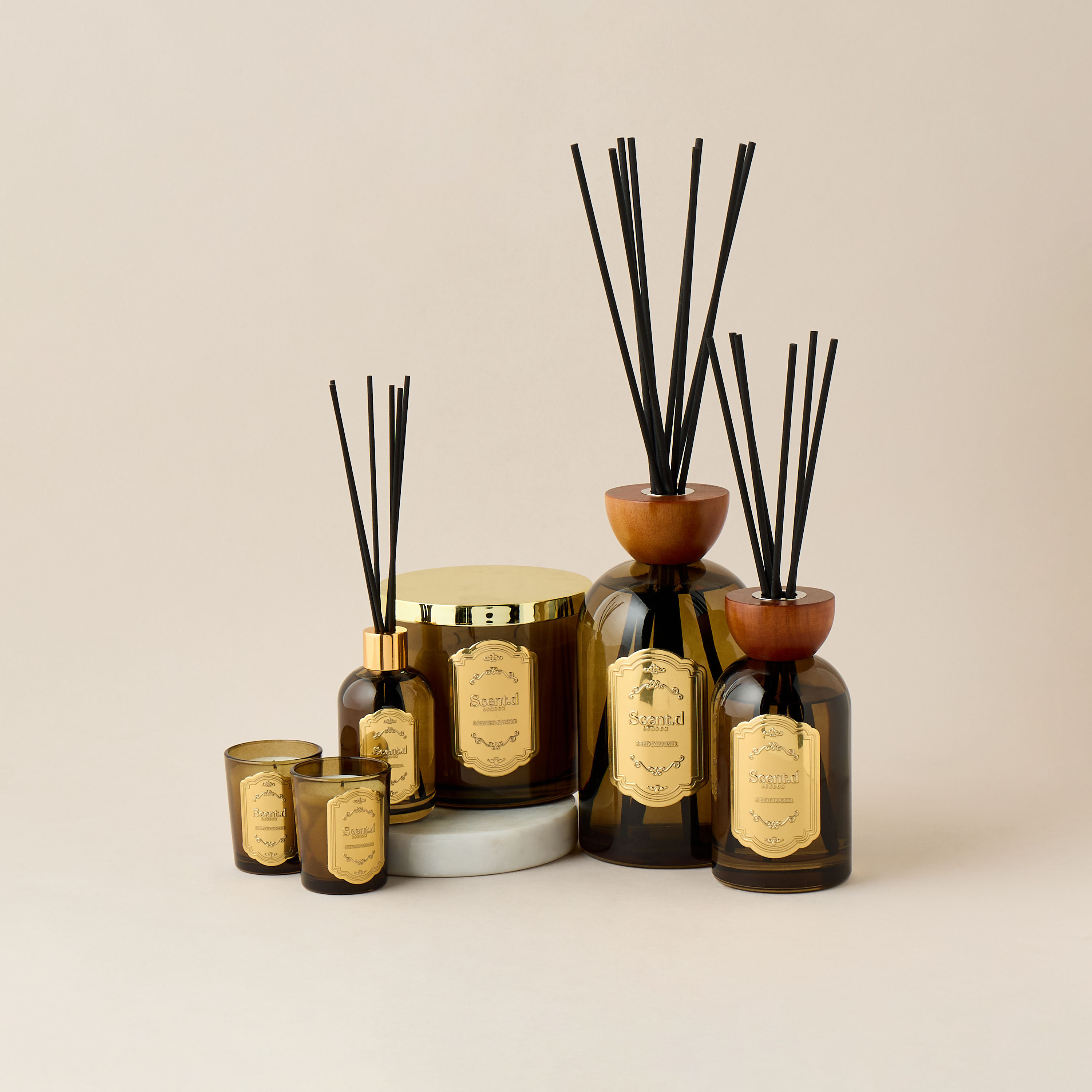 Scent.d London Vanilla Souk Scented Reed Diffuser Set - 300 ml-household-homefragrance-reeddiffusers-image-5
