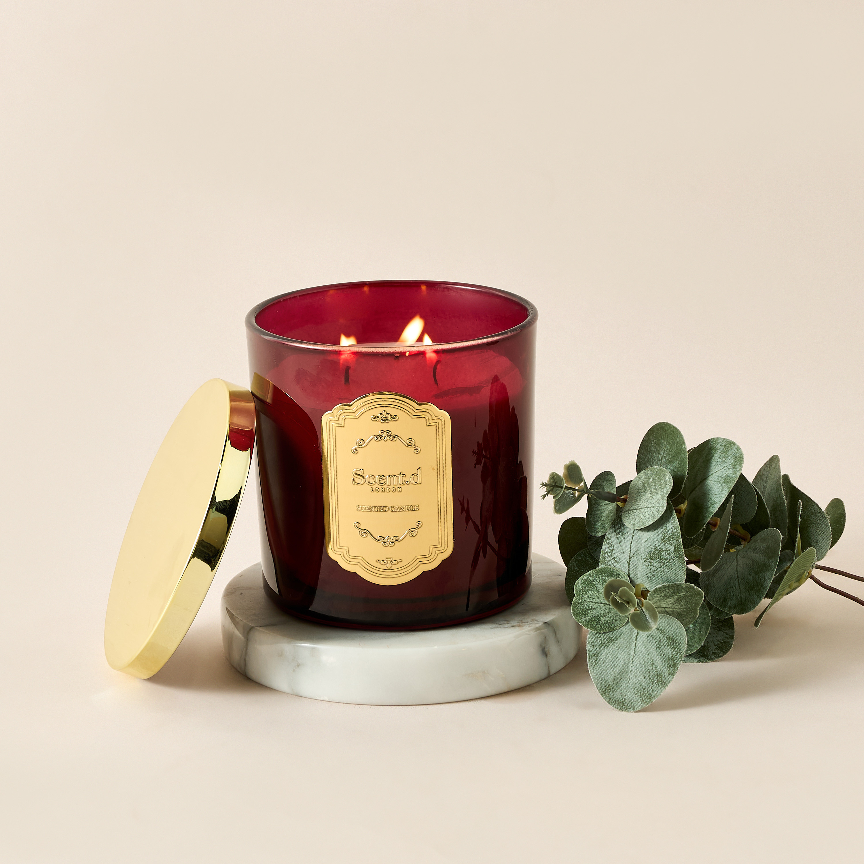 Scent.d London Desert Sorbet Scented Jar Candle - 600 gms-household-homefragrance-candles-image-4