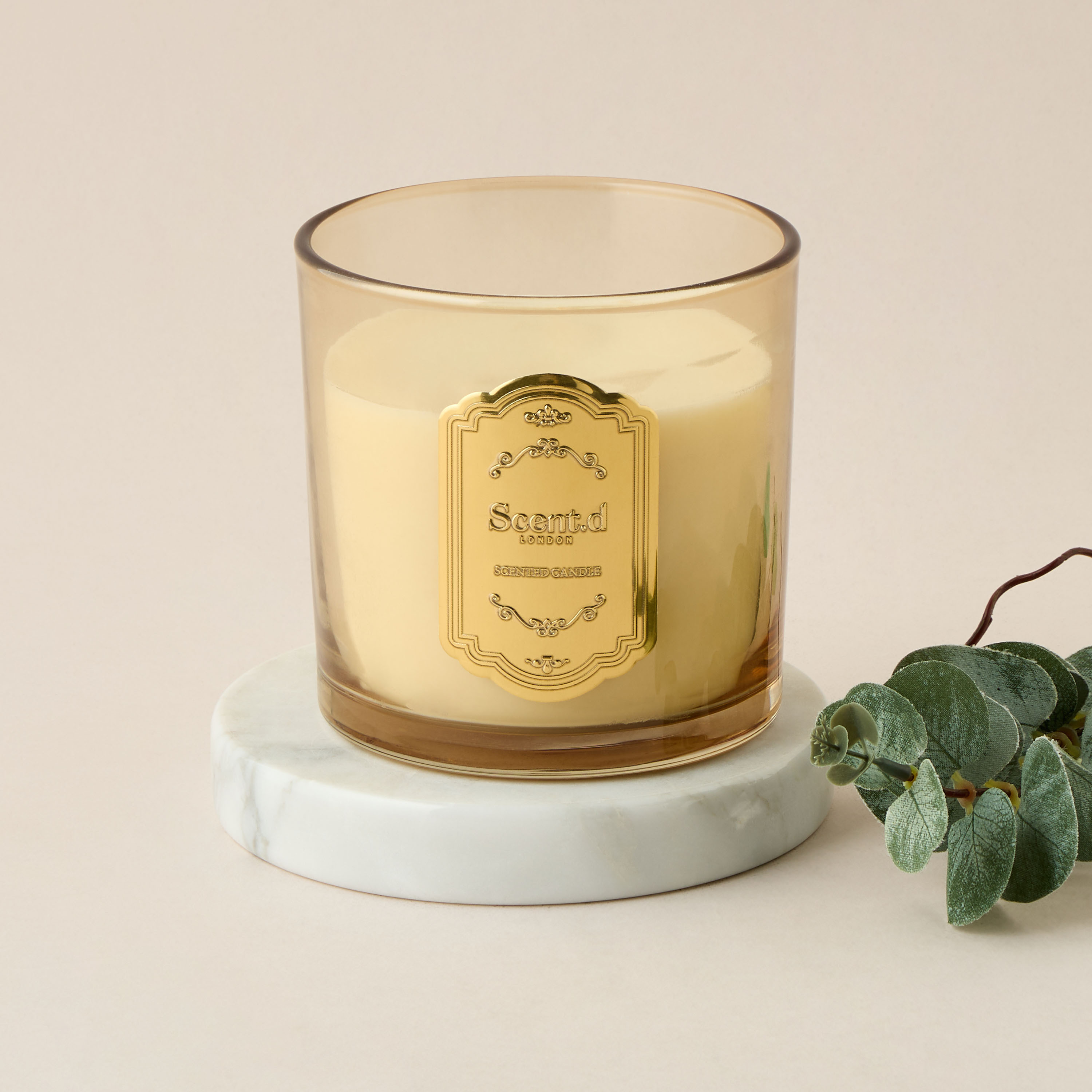 Scent.d London Desert Sorbet Scented Jar Candle - 600 gms-household-homefragrance-candles-image-1
