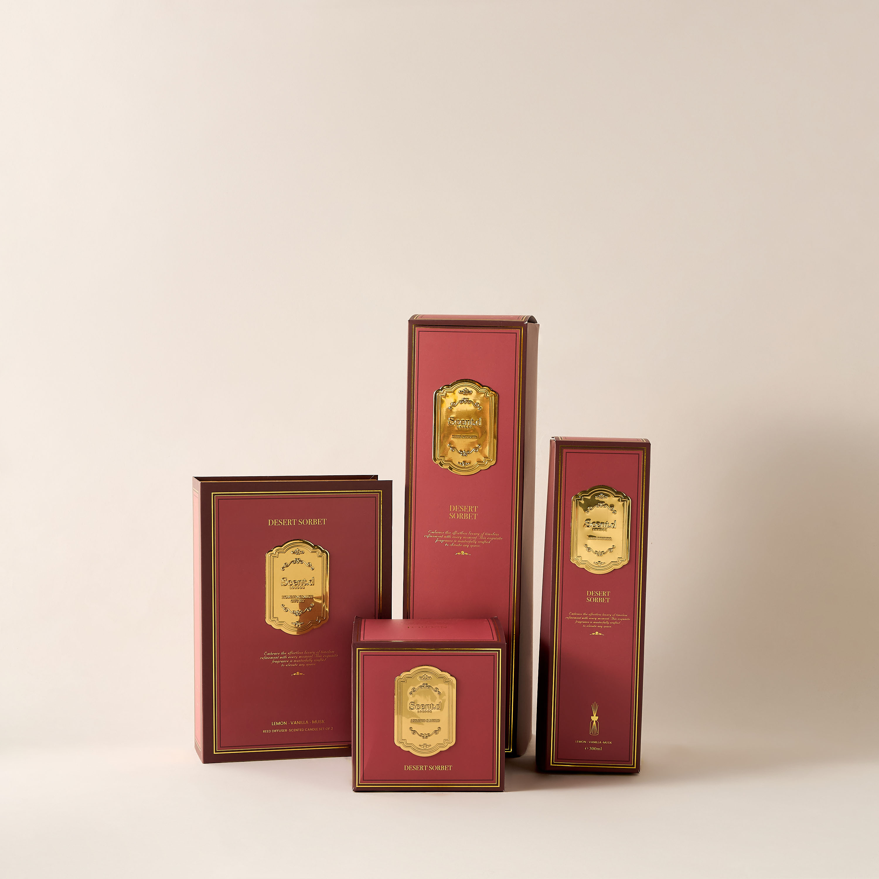Scent.d London Desert Sorbet Scented Jar Candle and Reed Diffuser Set-household-homefragrance-fragrancegiftset-image-7