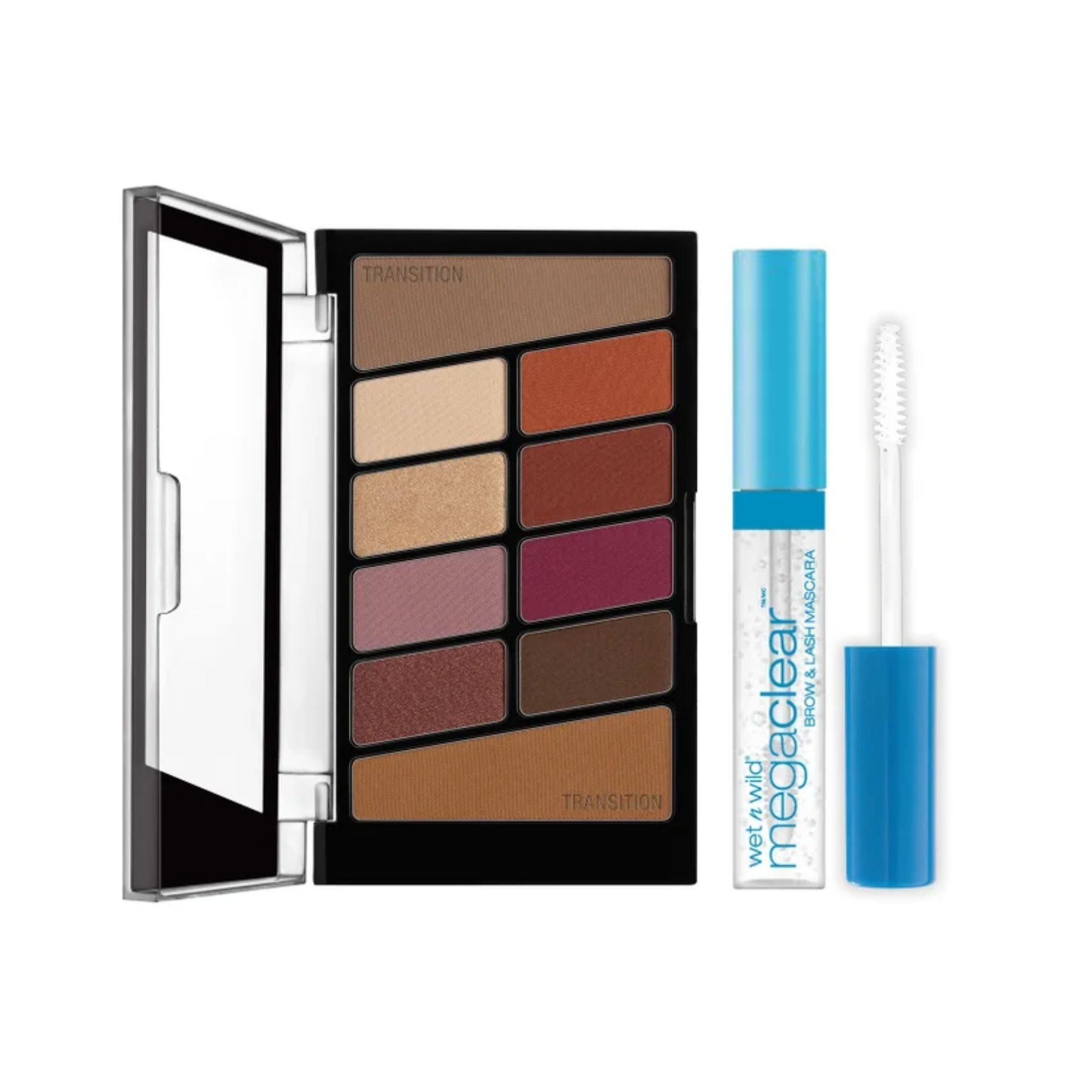 WnW Buy 10-Pan Palette Eyeshadow & Get Mega Shine Clear Mascara Free 12g-beautyandpersonalcare-makeup-eyes-eyeshadows-image-2