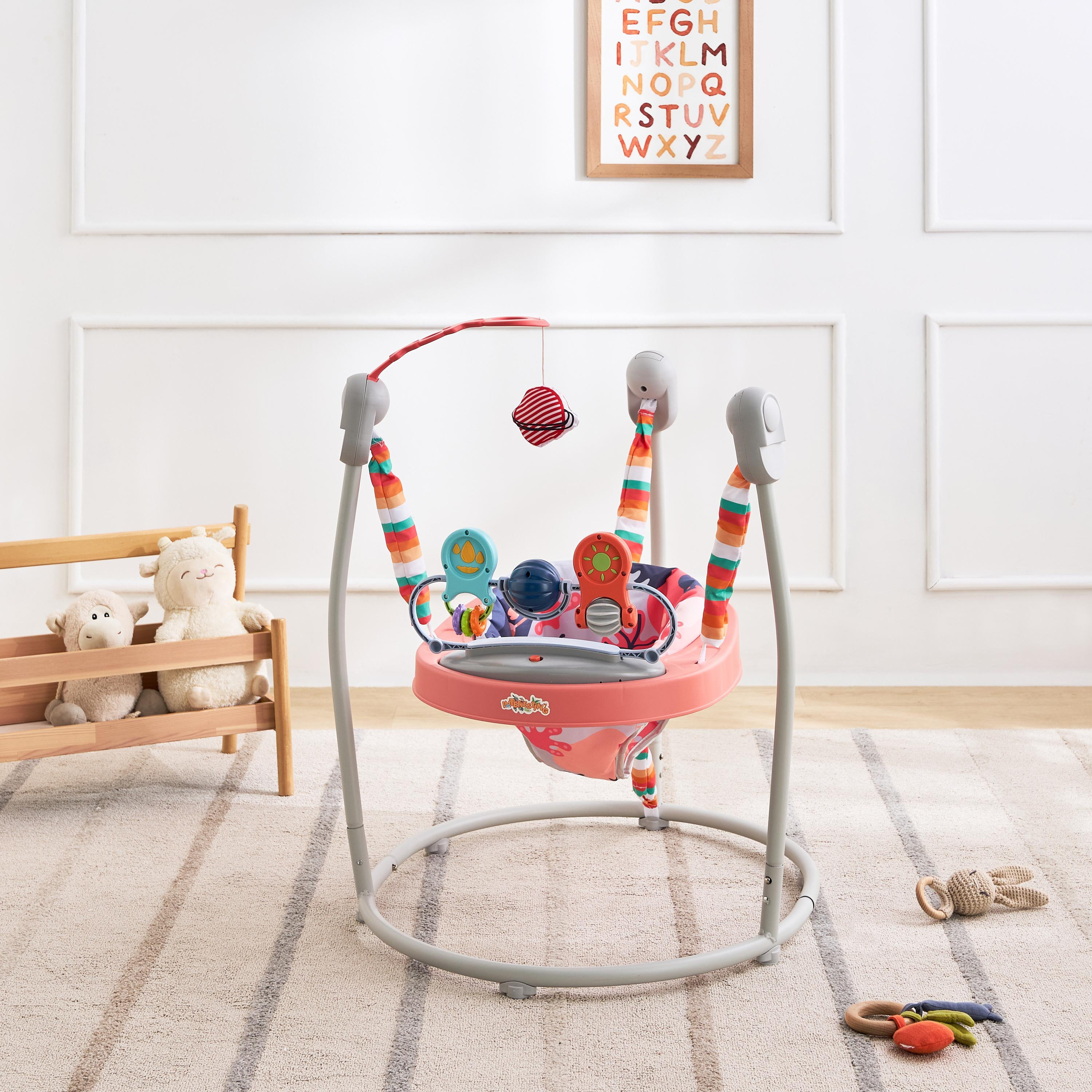 كرسي هزاز أطفال إيدي من ليتل بلومرز-baby-infantactivity-bouncers-image-1