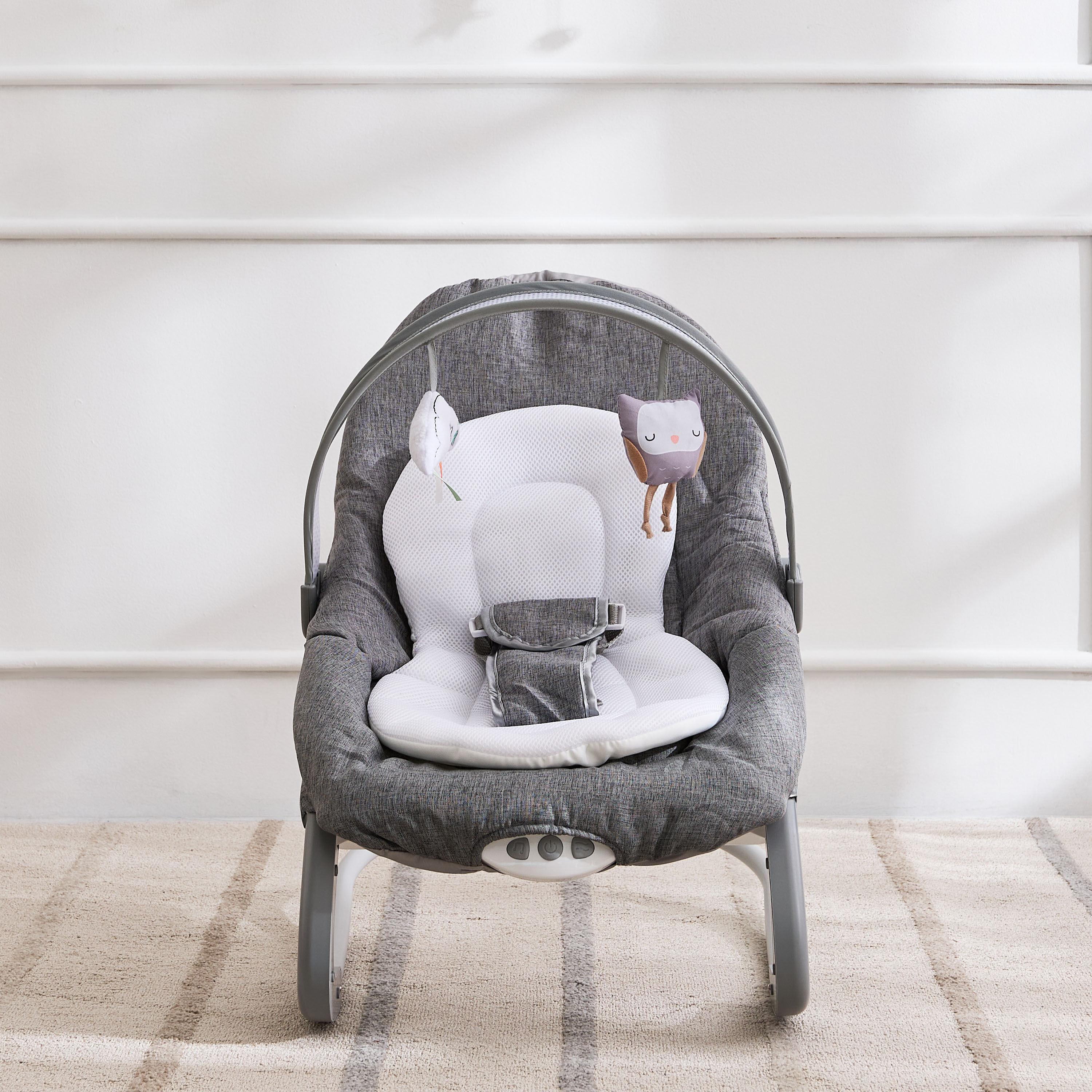 مقعد هزاز قابل للإمالة مع ألعاب معلقة ليا من ليتل بلومرز-baby-infantactivity-rockers-image-2