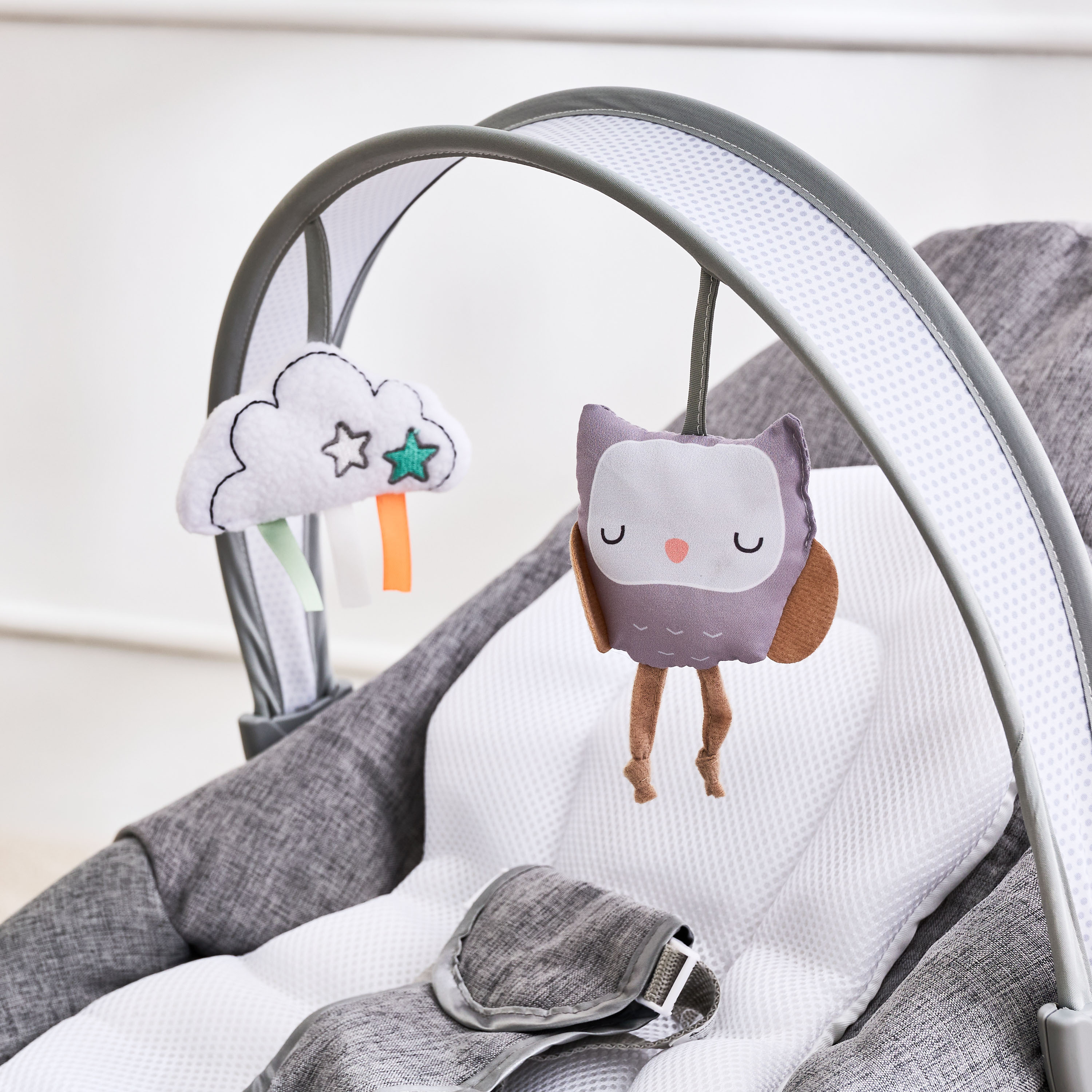 مقعد هزاز قابل للإمالة مع ألعاب معلقة ليا من ليتل بلومرز-baby-infantactivity-rockers-image-5