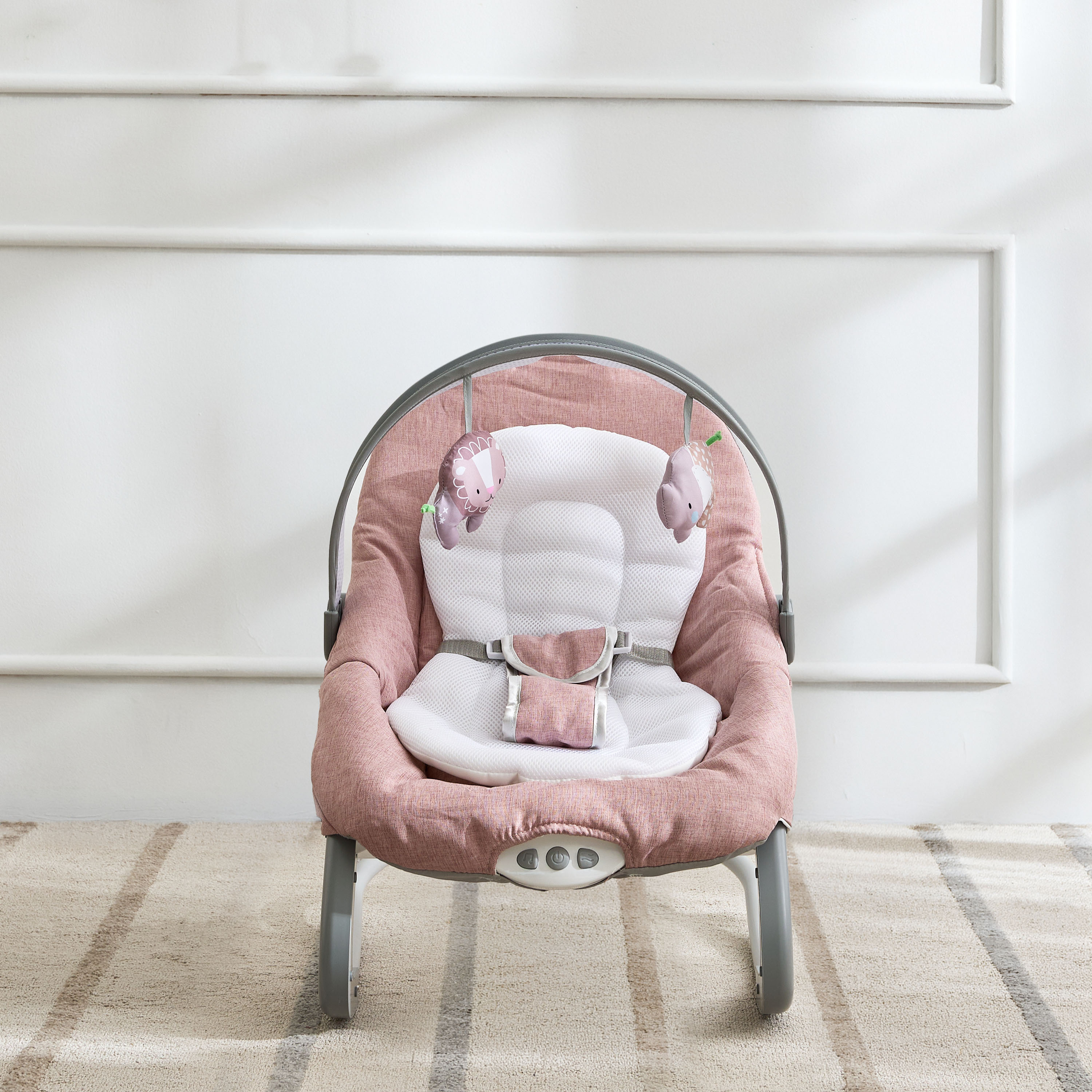 Little Bloomers Leia Reclining Rocker with Hanging Toys-baby-infantactivity-rockers-image-2