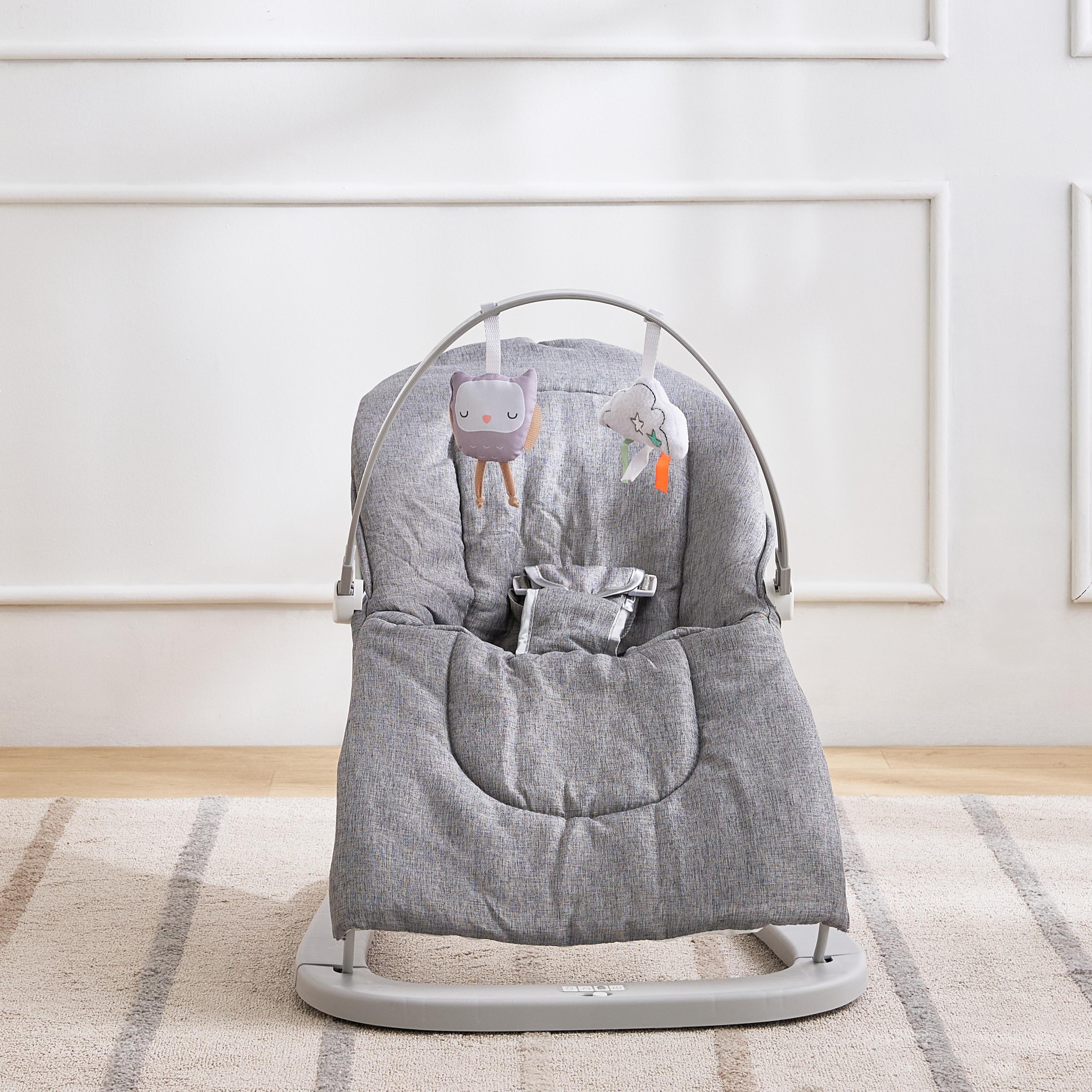 كرسي هزاز قابل للإمالة مع ألعاب معلقة كايري من ليتل بلومرز-baby-infantactivity-rockers-image-2