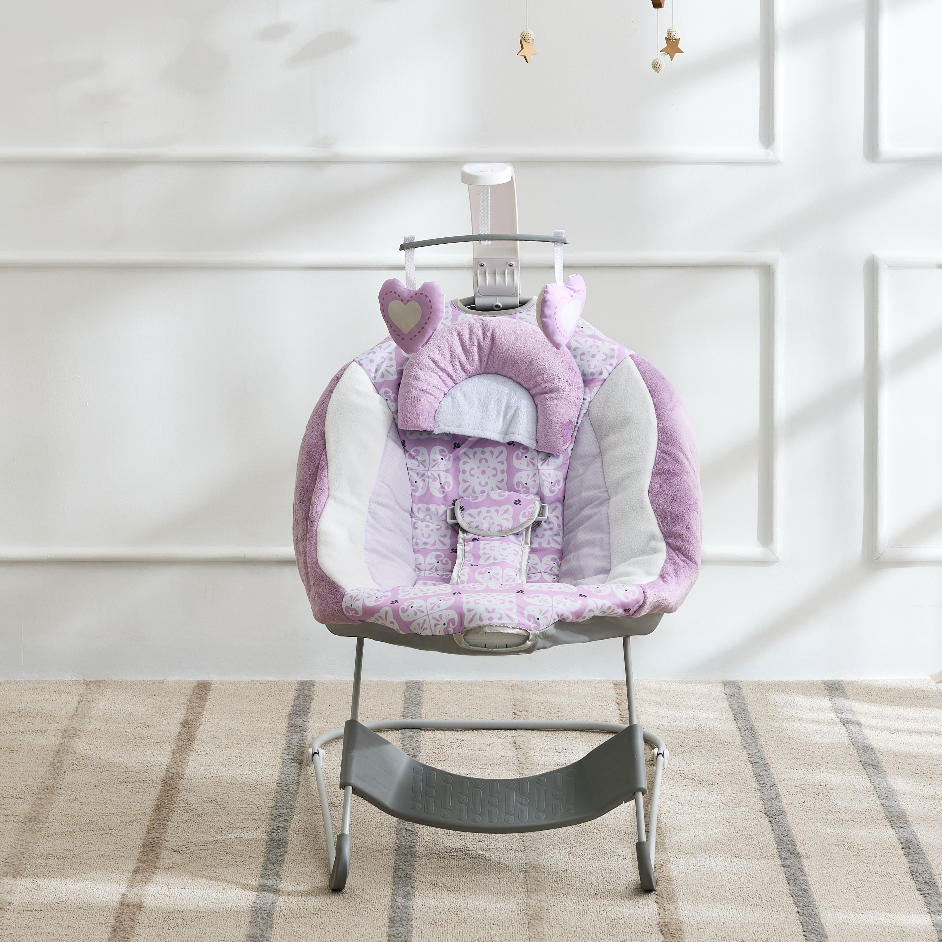 Little Bloomers Erik Reclining Rocker with Hanging Toys-baby-infantactivity-rockers-image-2