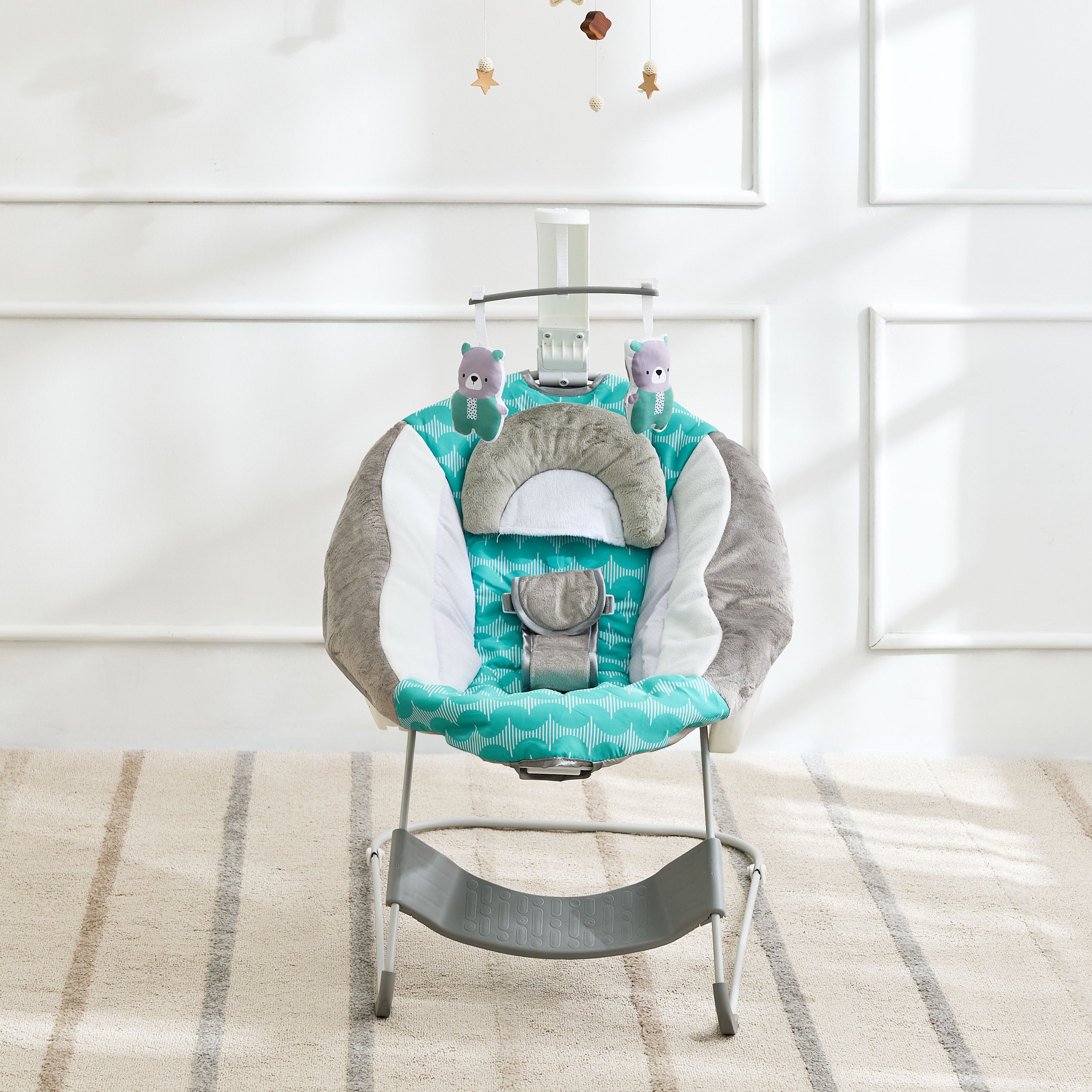Little Bloomers Erik Reclining Rocker with Hanging Toys-baby-infantactivity-rockers-image-2