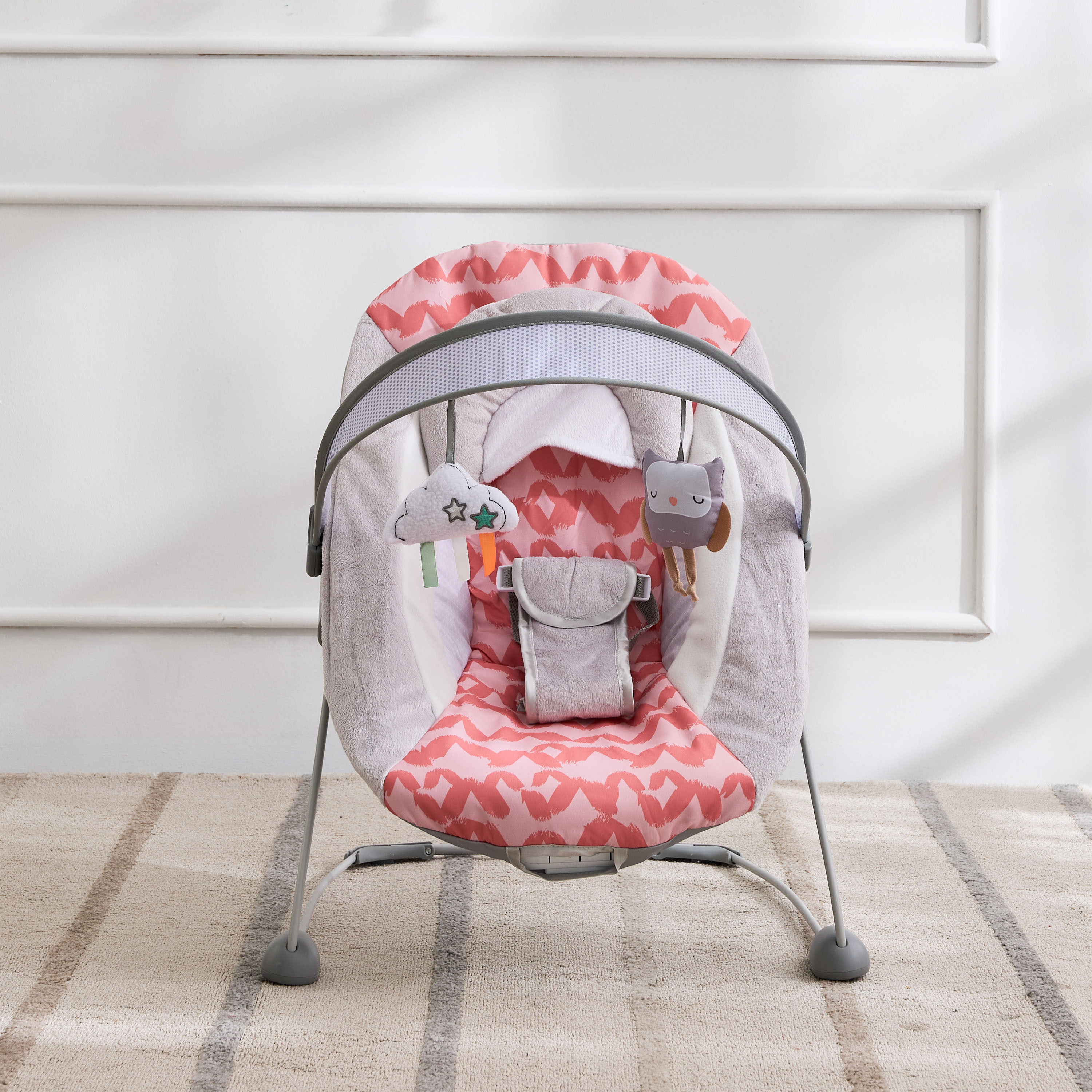 Little Bloomers Emmie Reclining Rocker with Hanging Toys-baby-infantactivity-rockers-image-2