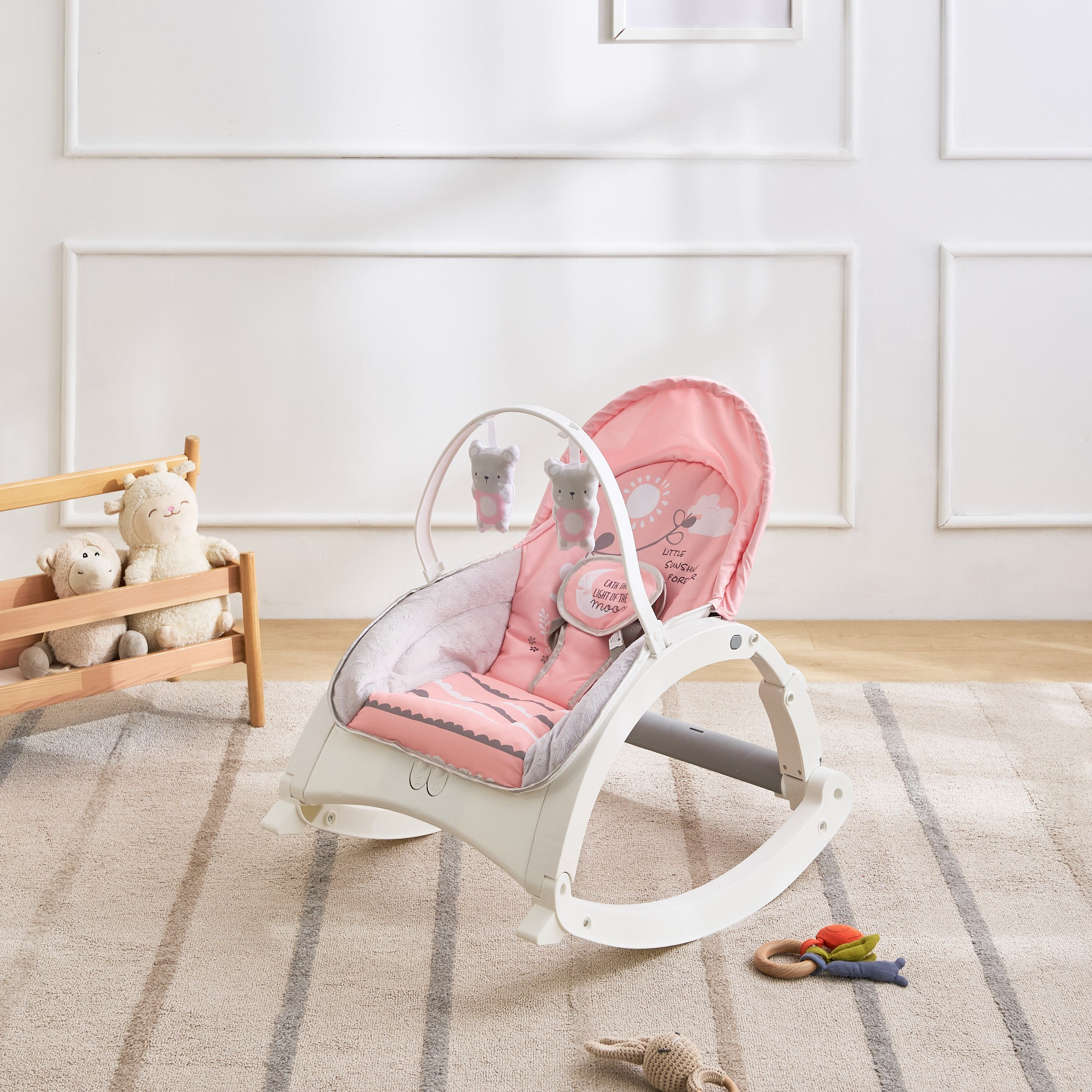 Little Bloomers Gia 2-in-1 Feeding and Rocking Chair-baby-infantactivity-rockers-image-1
