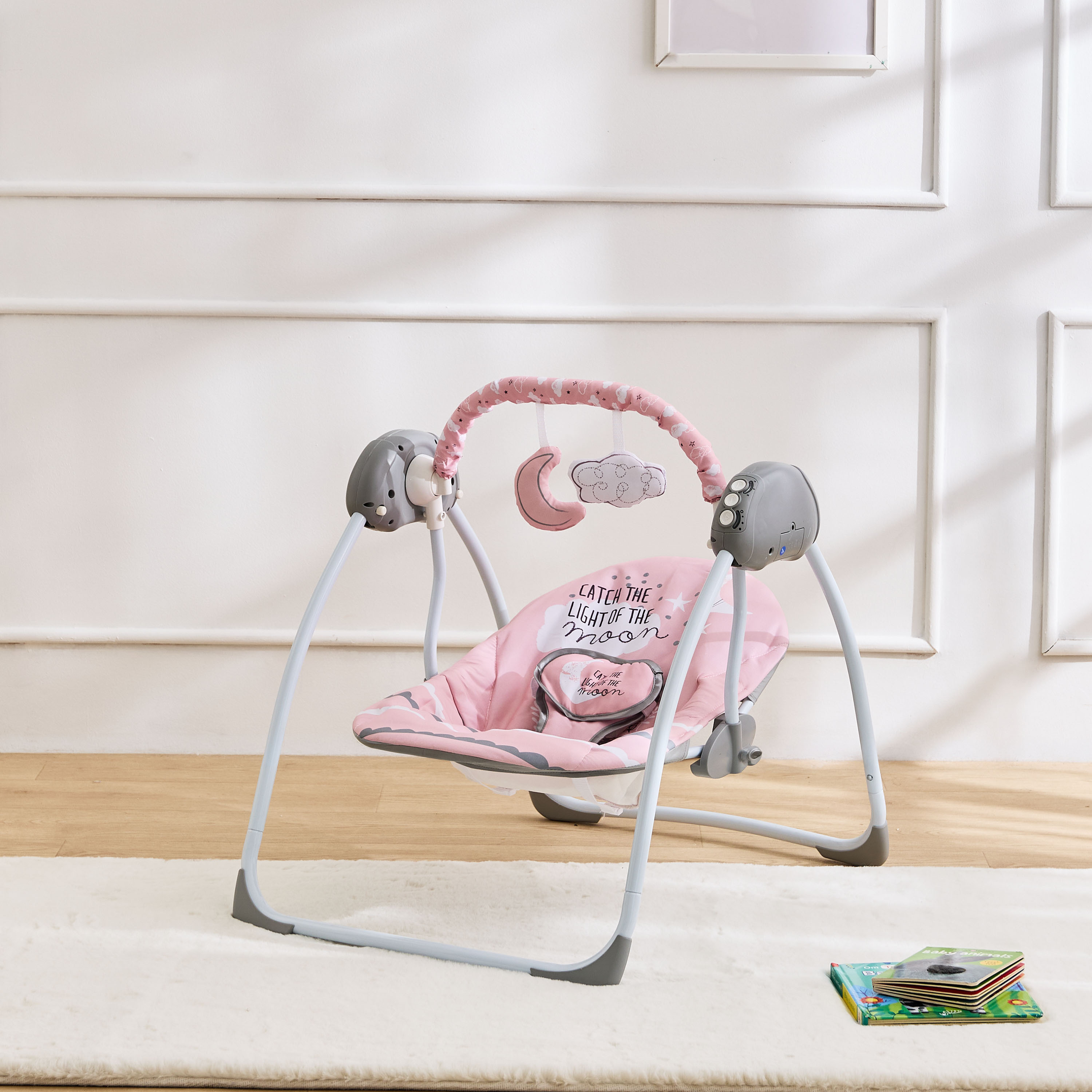 Little Bloomers Kyro Automatic Swing with Hanging Toys-baby-infantactivity-swings-image-1