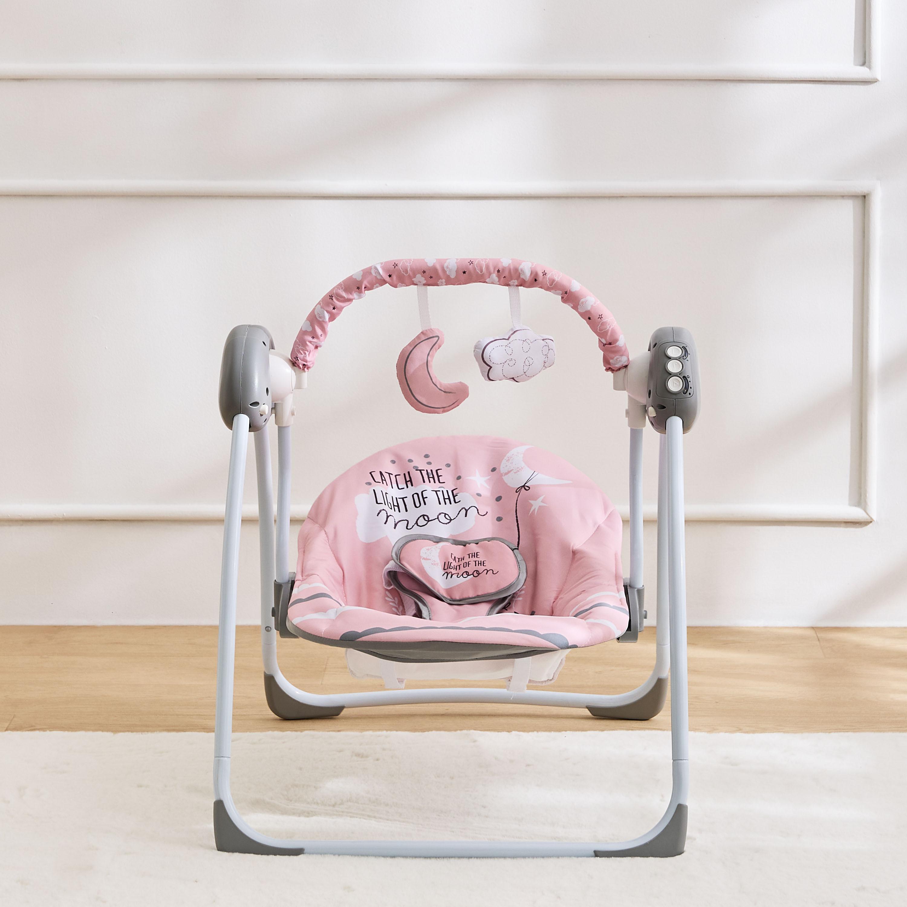 Little Bloomers Kyro Automatic Swing with Hanging Toys-baby-infantactivity-swings-image-2