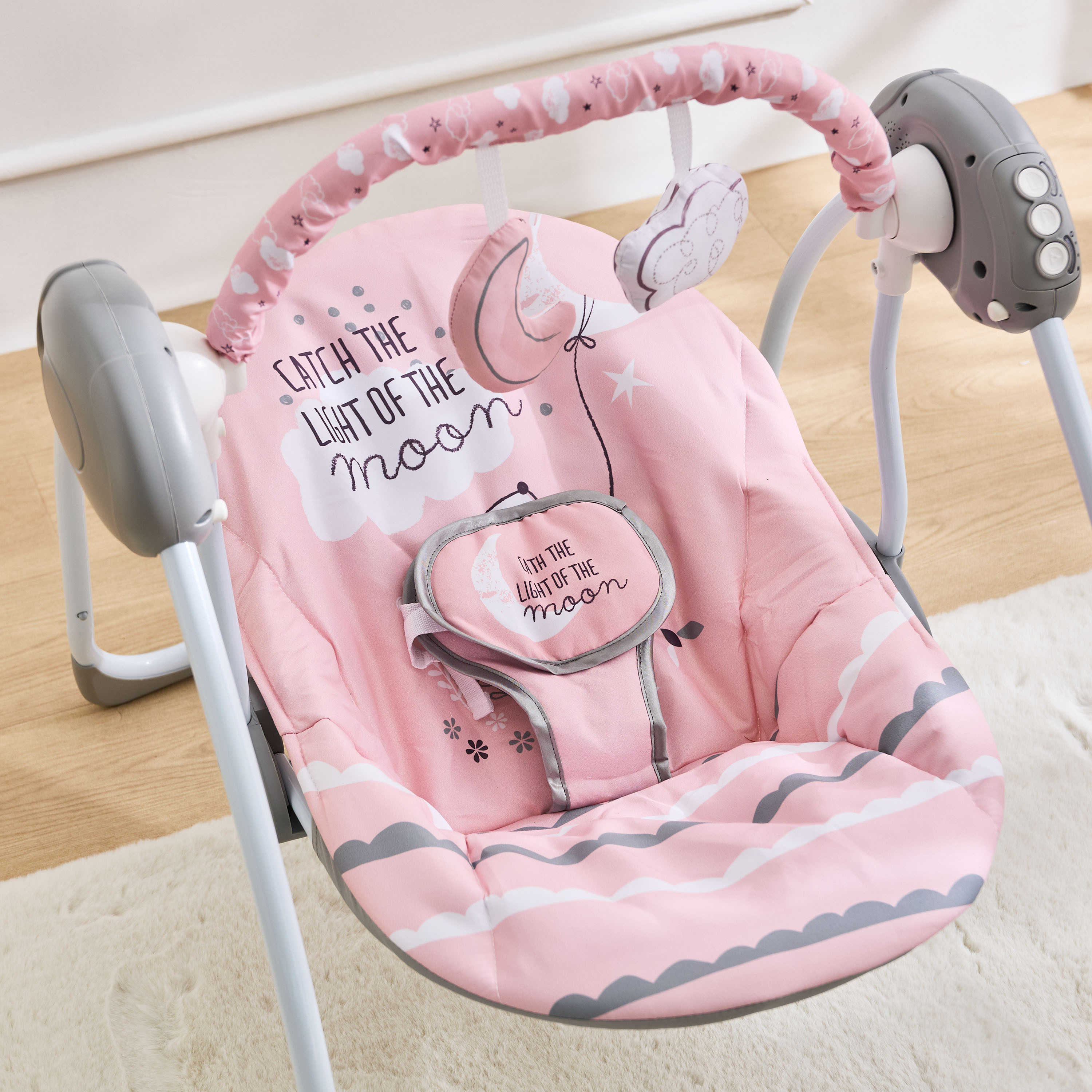 Little Bloomers Kyro Automatic Swing with Hanging Toys-baby-infantactivity-swings-image-6