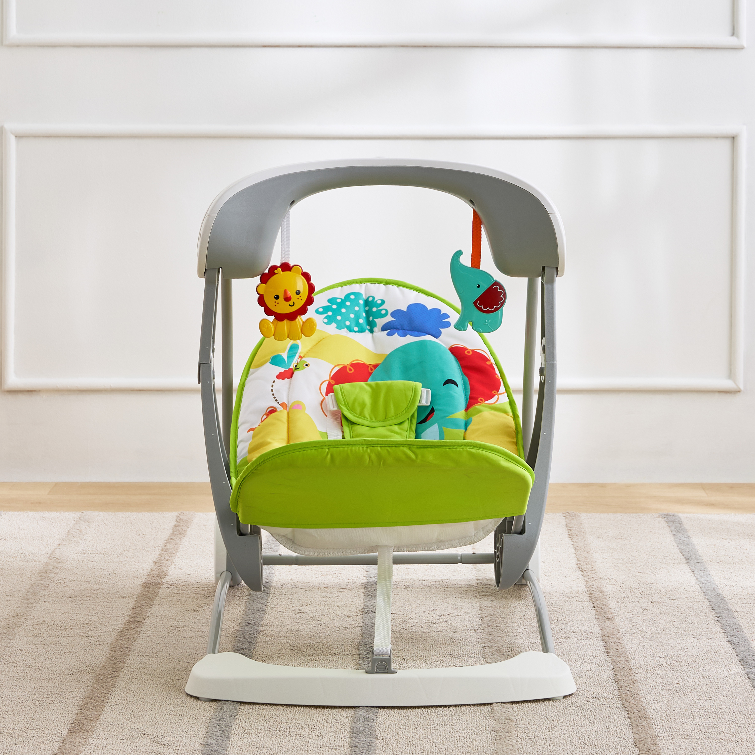 Little Bloomers Brett Automatic Swing with Hanging Toys-baby-infantactivity-swings-image-2
