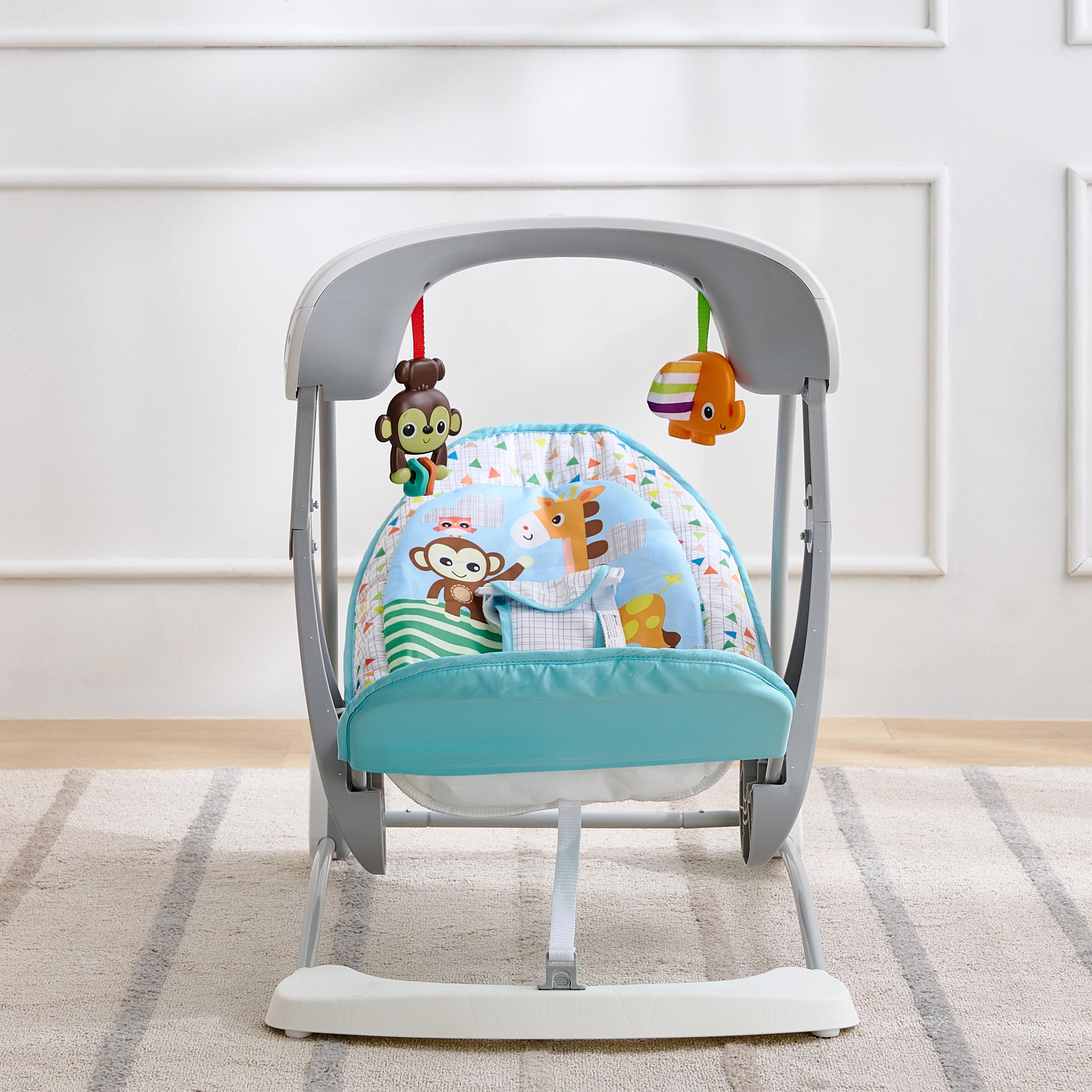 Little Bloomers Brett Automatic Swing with Hanging Toys-baby-infantactivity-swings-image-2