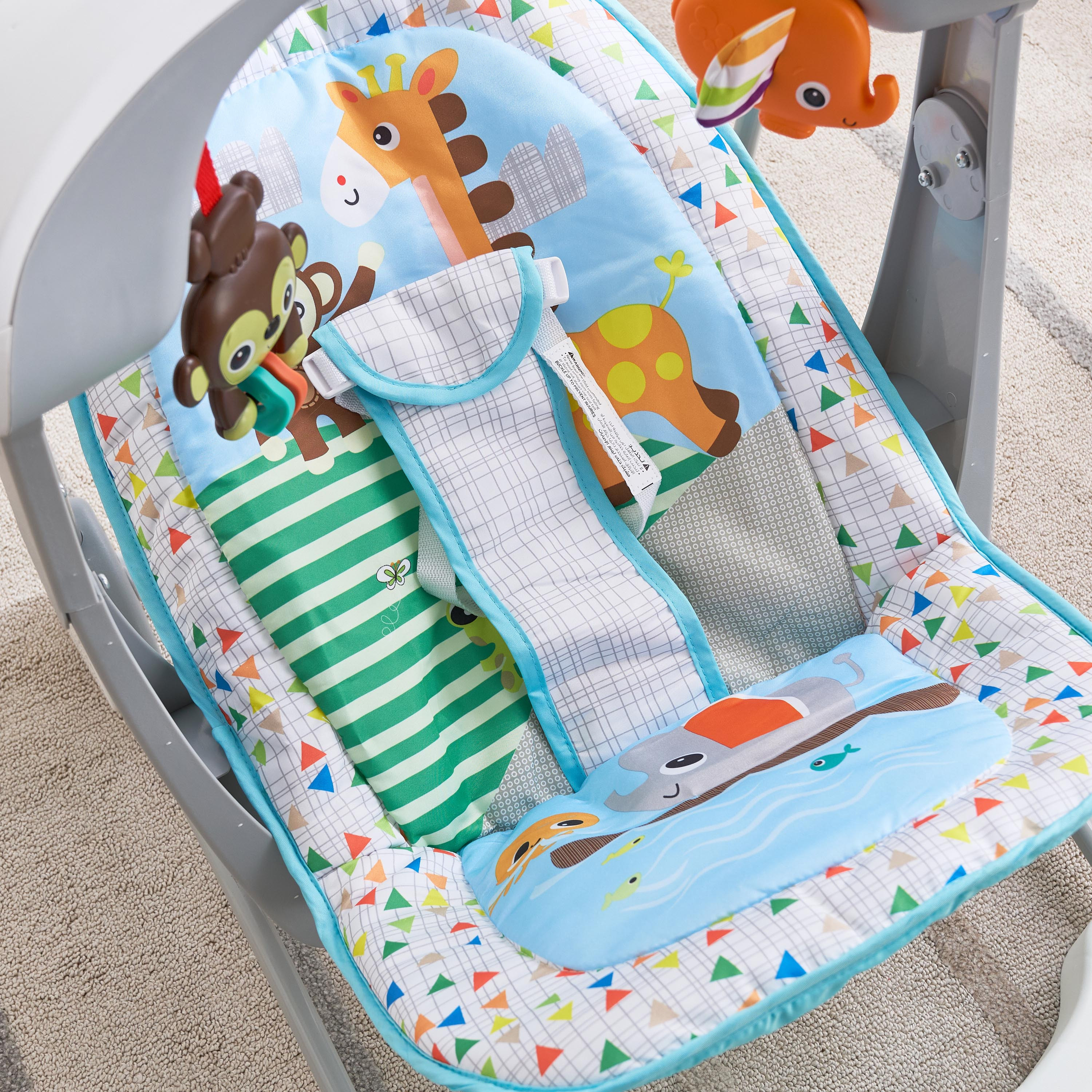 Little Bloomers Brett Automatic Swing with Hanging Toys-baby-infantactivity-swings-image-6
