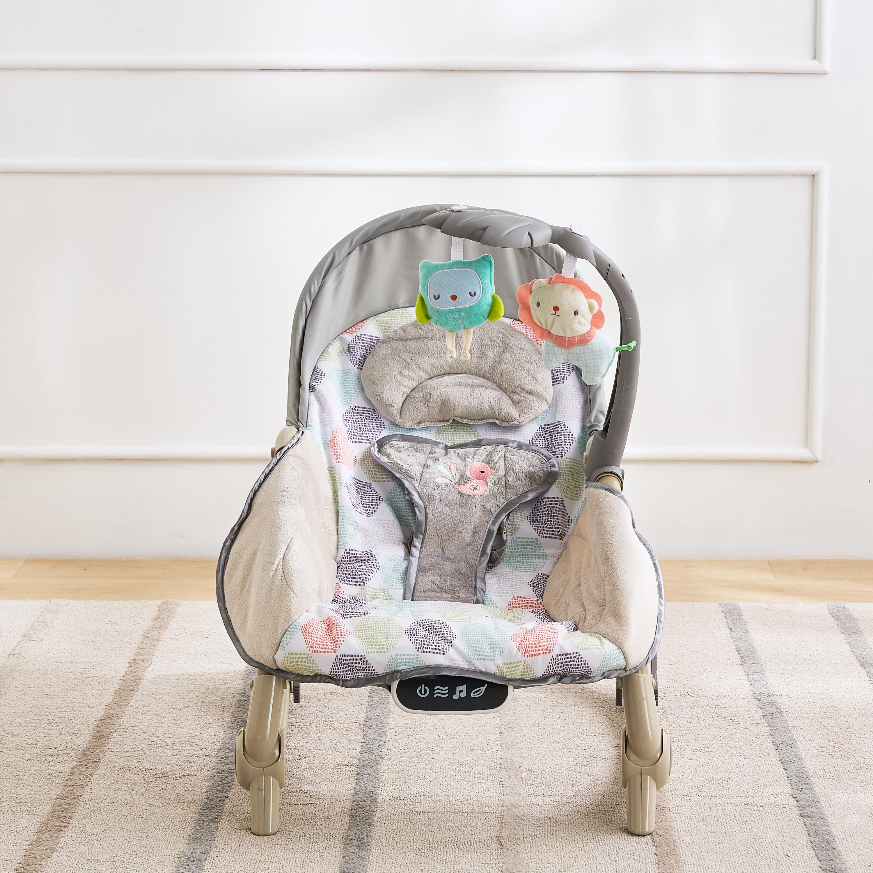 Little Bloomers Calum Reclining Rocker with Hanging Toys-baby-infantactivity-rockers-image-2