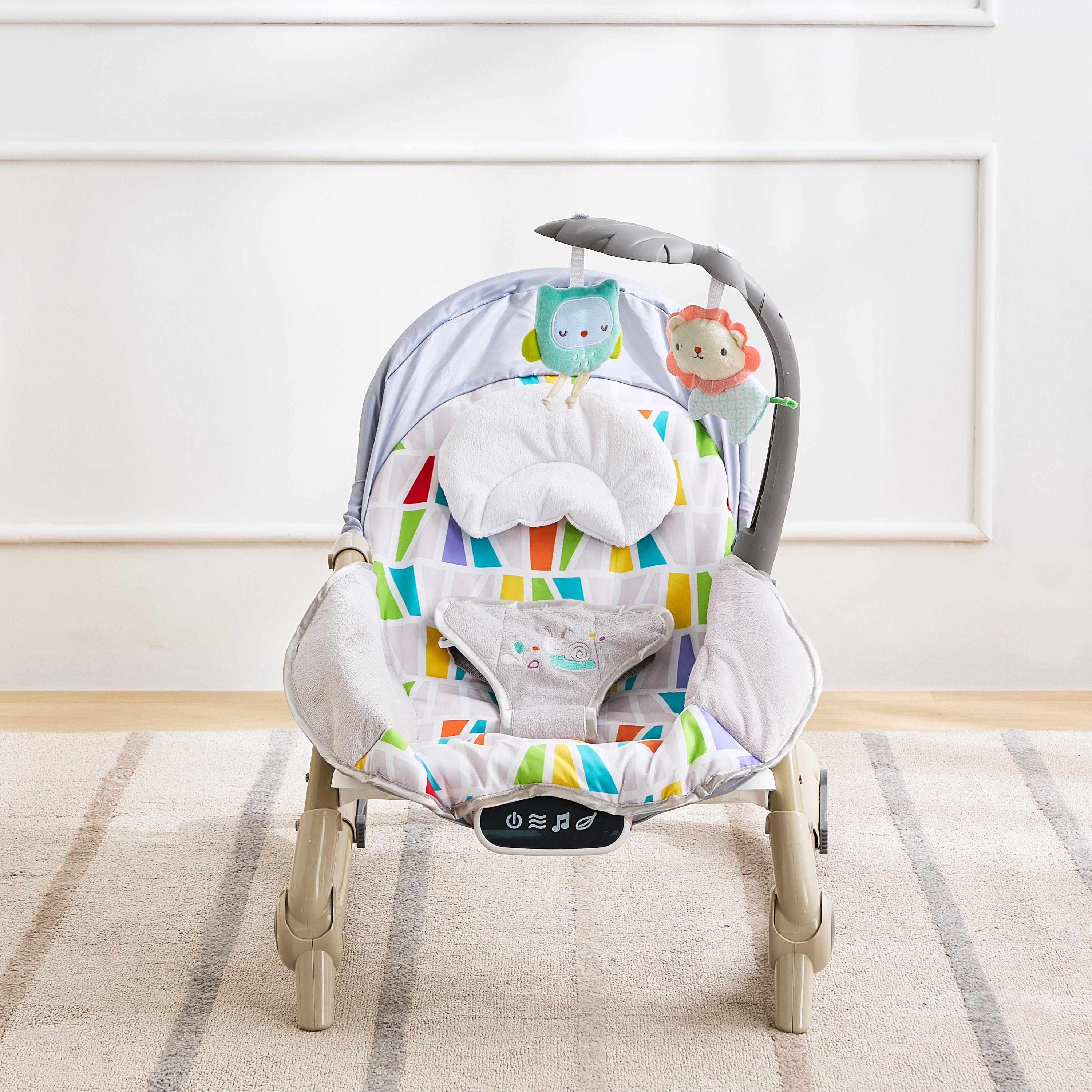 Little Bloomers Calum Reclining Rocker with Hanging Toys-baby-infantactivity-rockers-image-2
