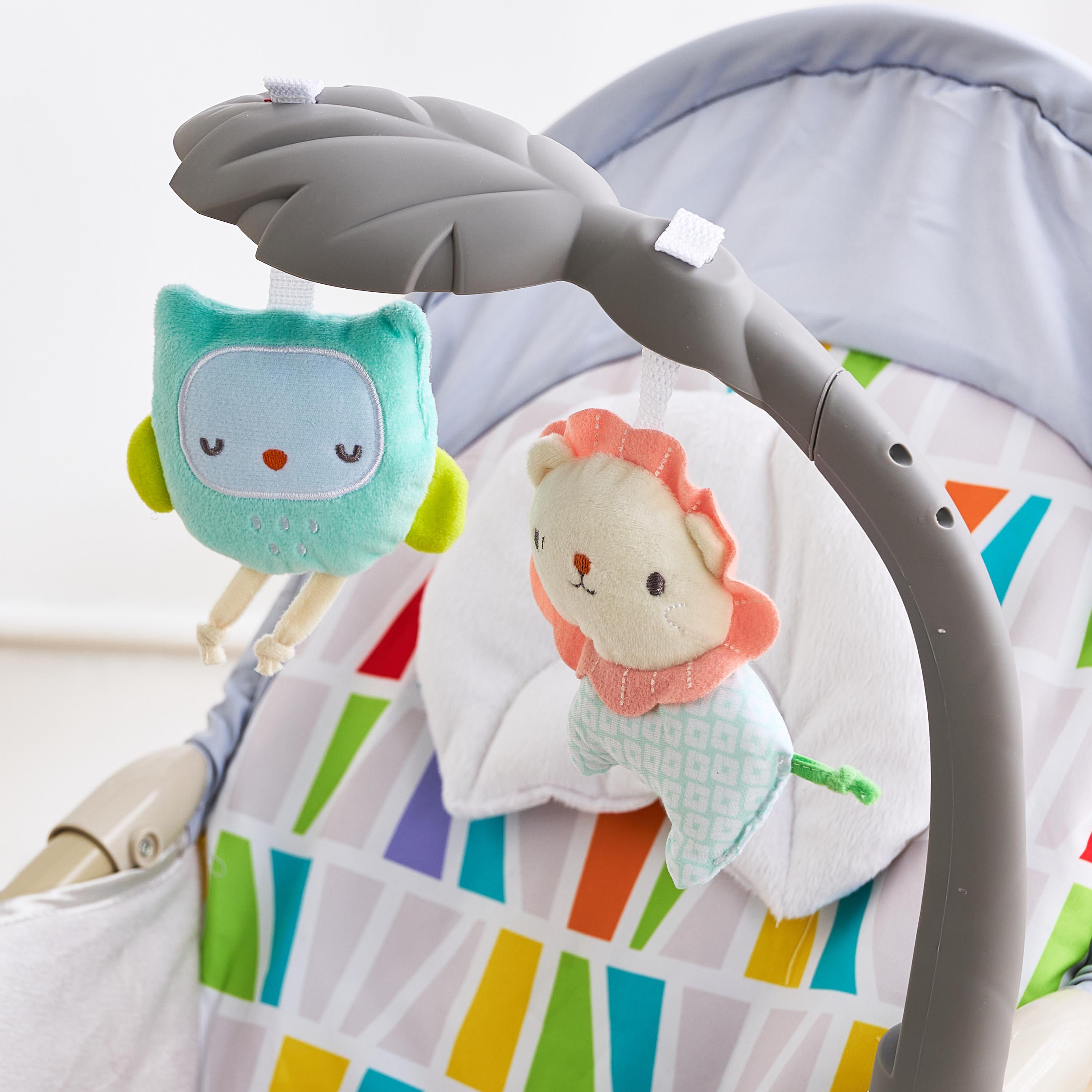 Little Bloomers Calum Reclining Rocker with Hanging Toys-baby-infantactivity-rockers-image-7